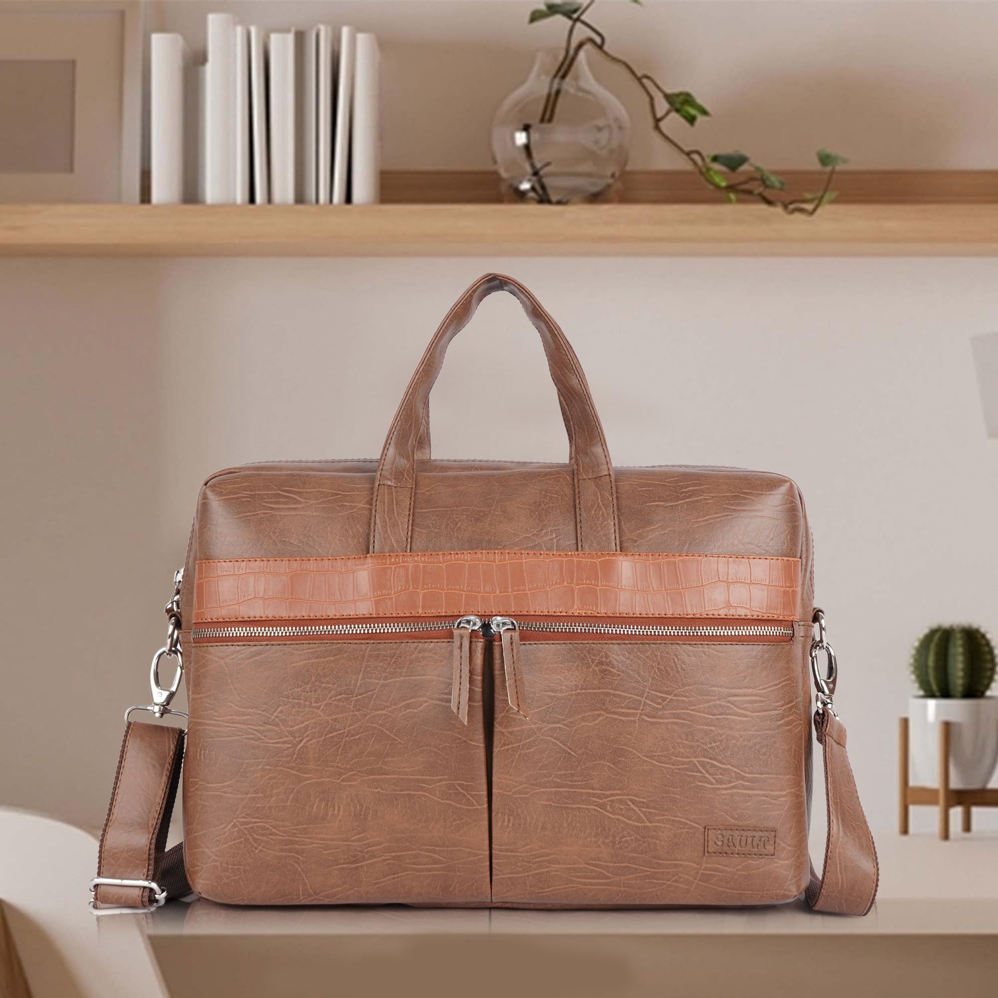 sault Men & Women Tan Messenger Bag-picture-23