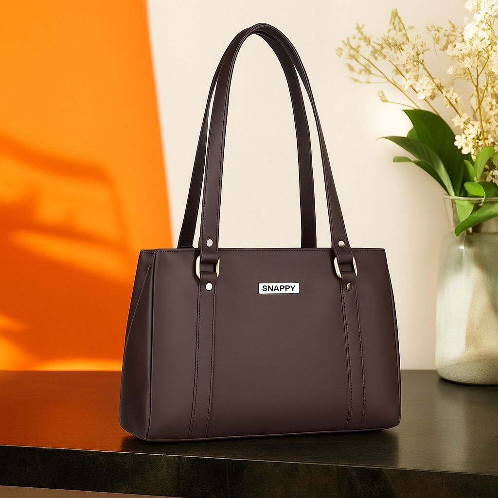 snappy Women Brown Shoulder Bag-picture-27