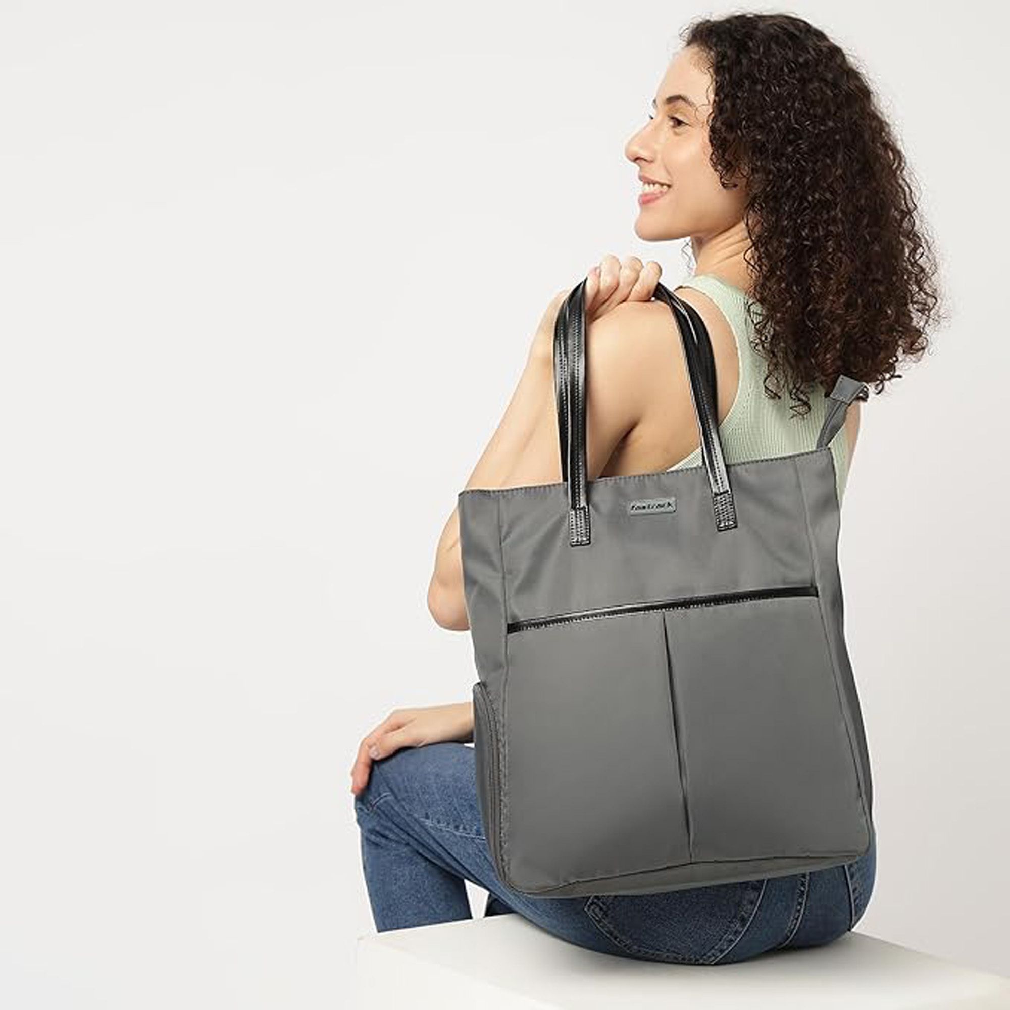 fastrack Women Black Tote - Extra Spacious-picture-27
