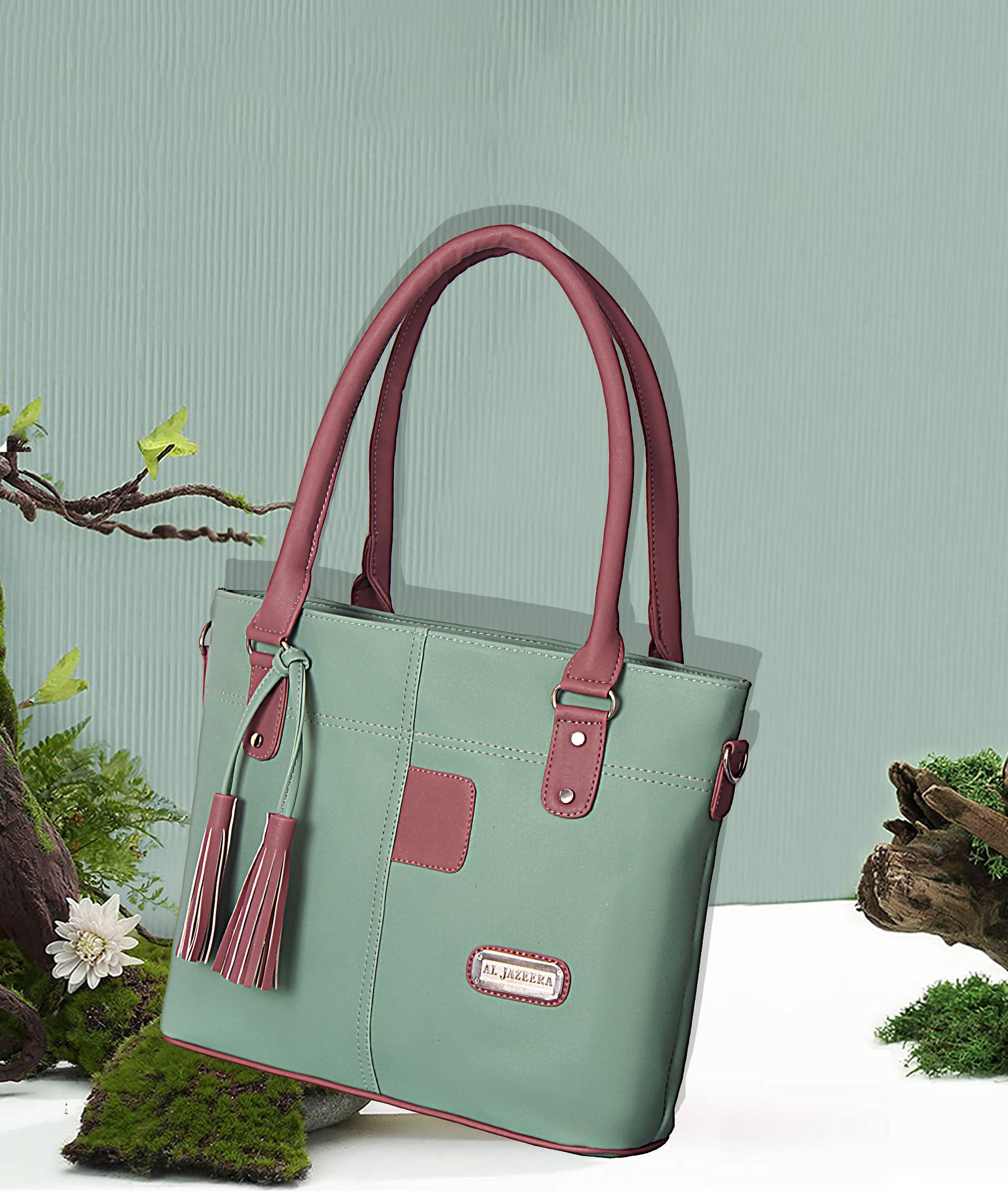 al jazeera Women Green Shoulder Bag-picture-22