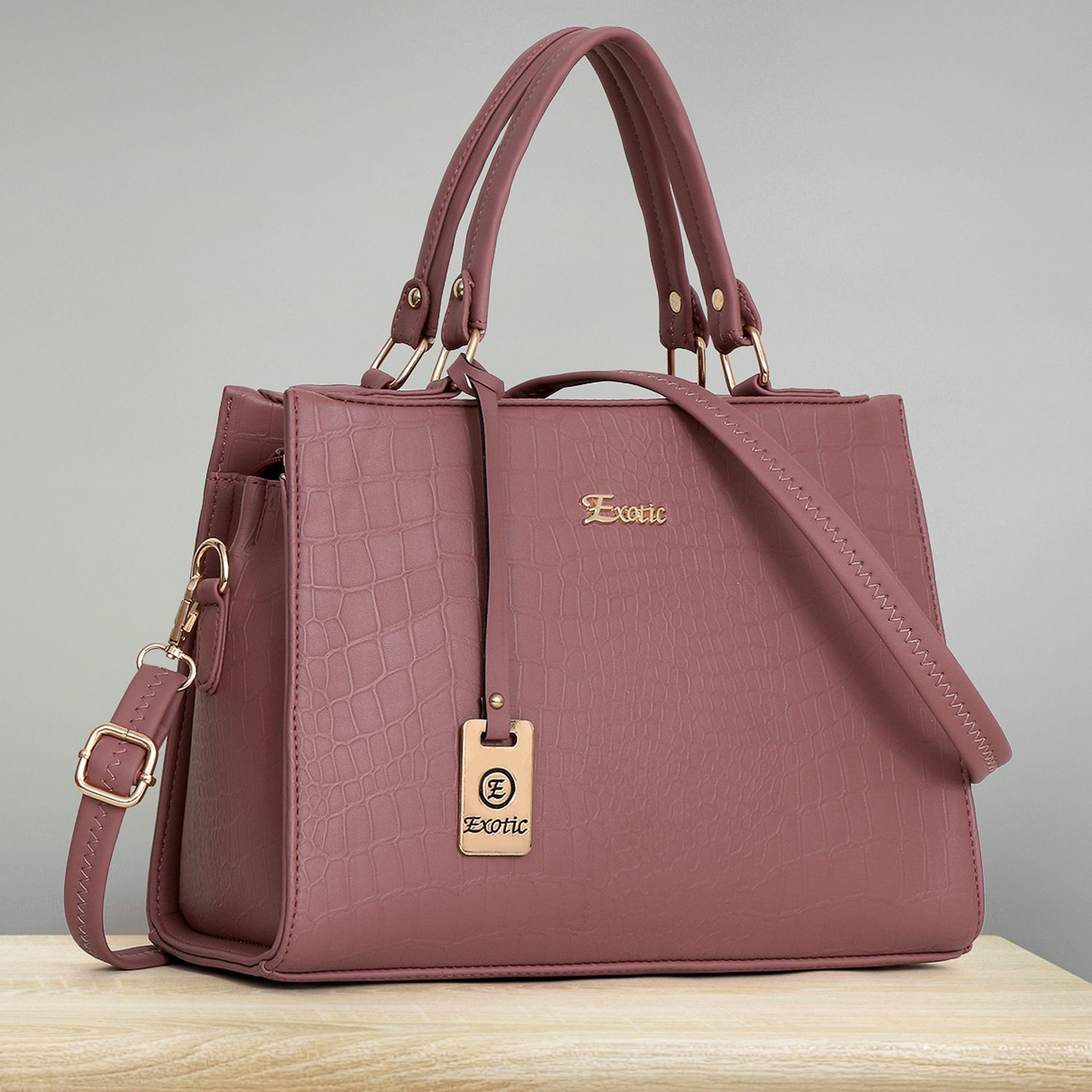 Women Pink Sling Bag-image-12