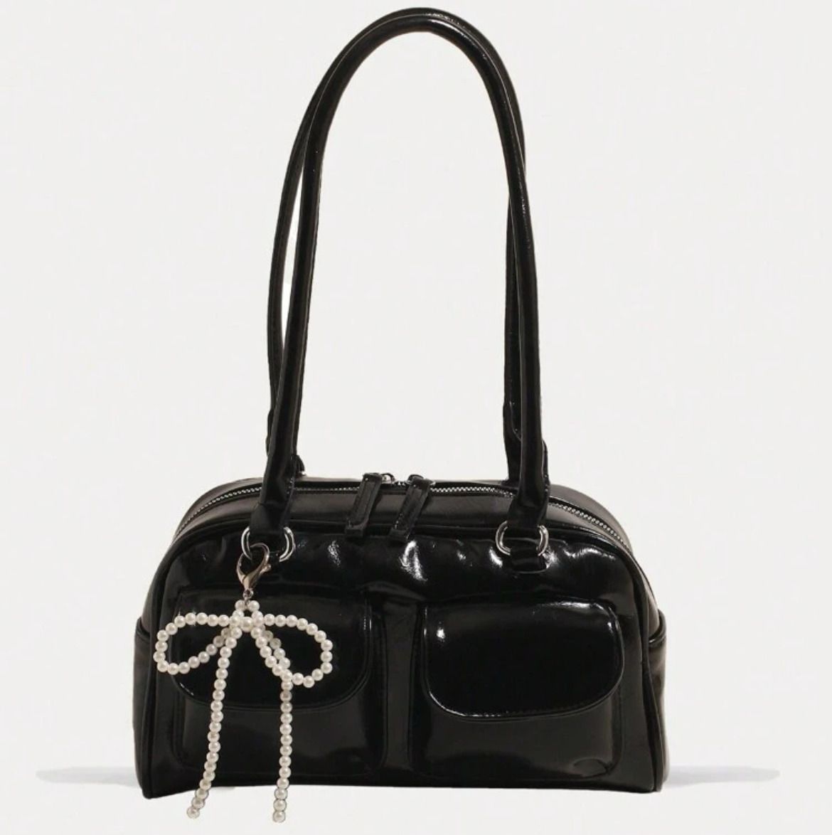 Women Black Shoulder Bag-image-34