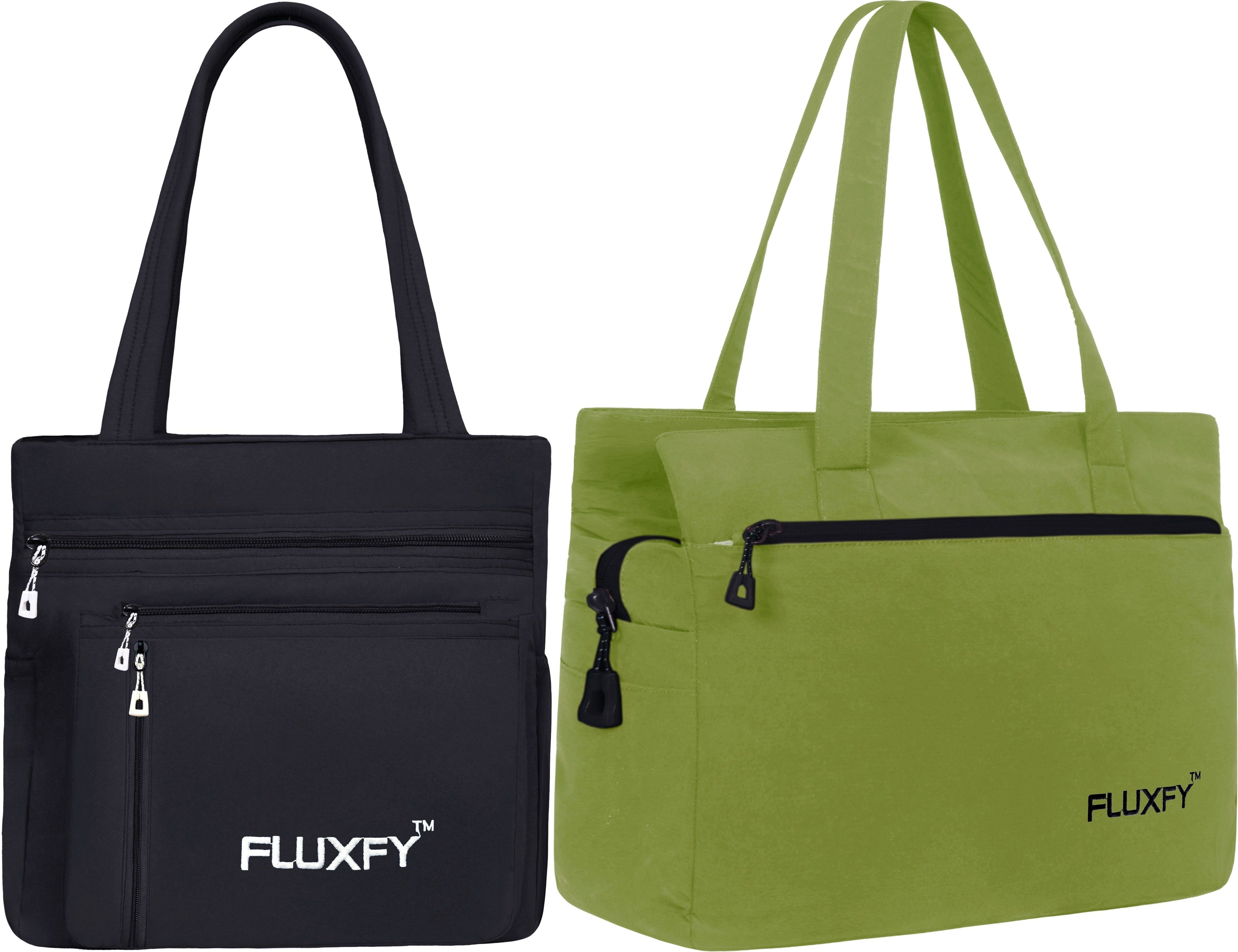 fluxfy Women Black, Green Messenger Bag-picture-24