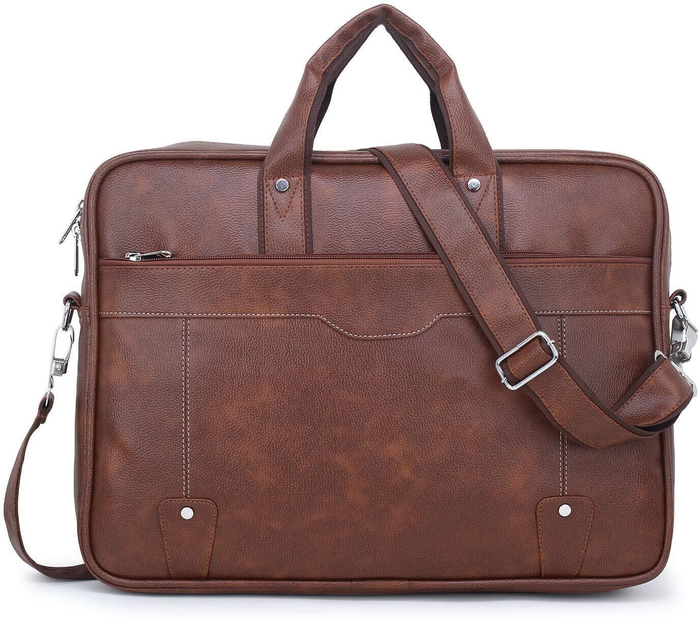 Men Tan Messenger Bag-image-46