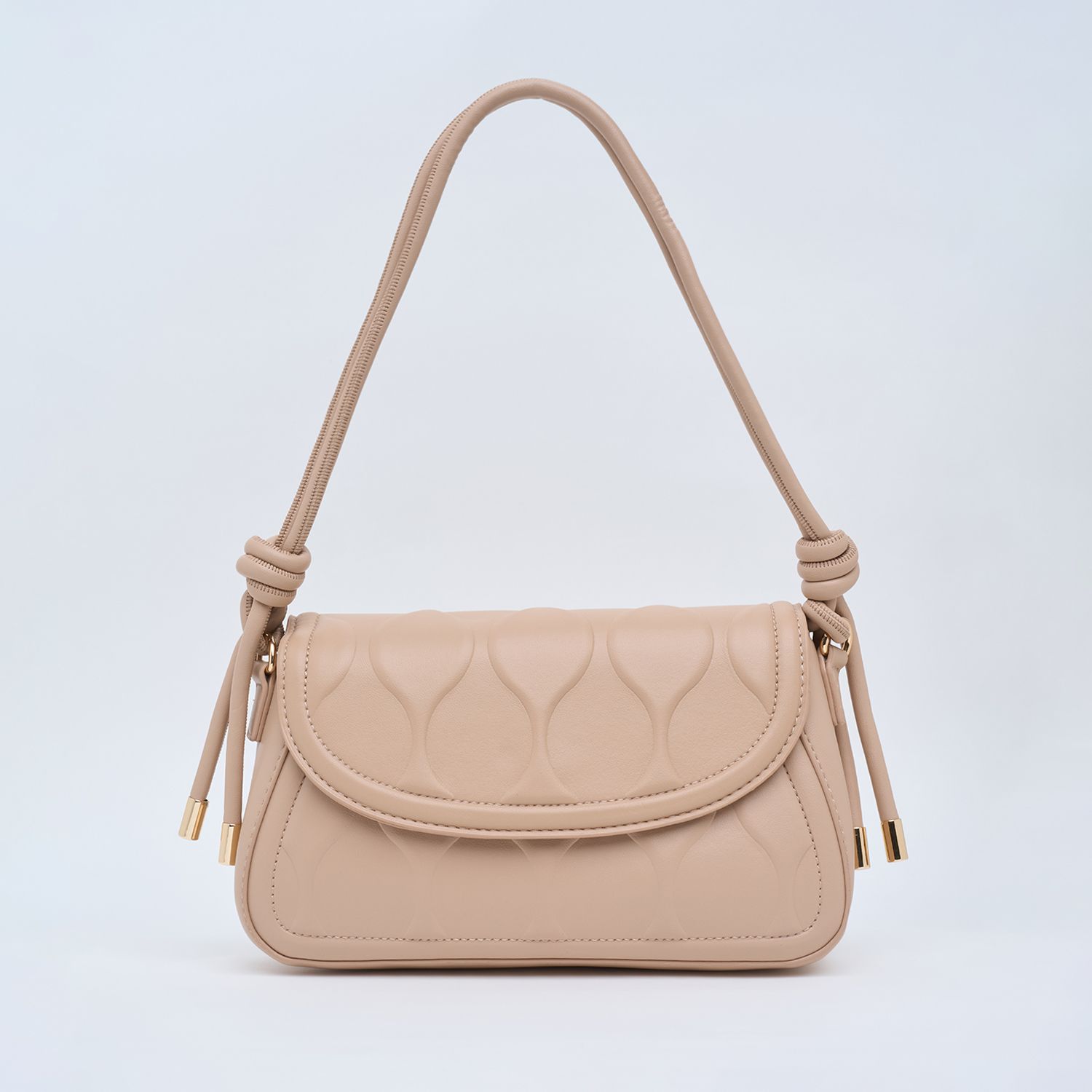 Women Beige Shoulder Bag-image-3
