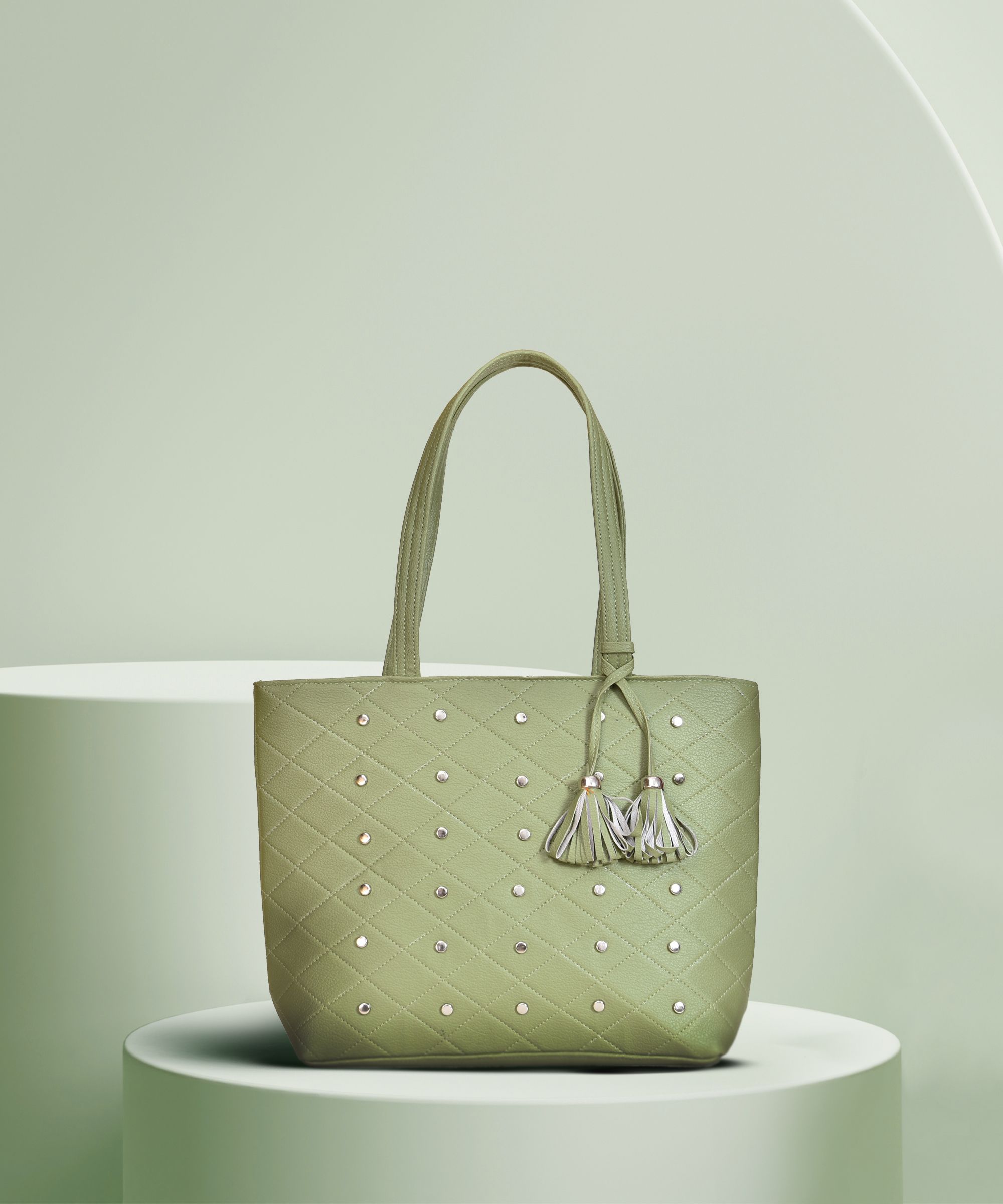 sparklings Women Green Shoulder Bag - Extra Spacious-picture-12