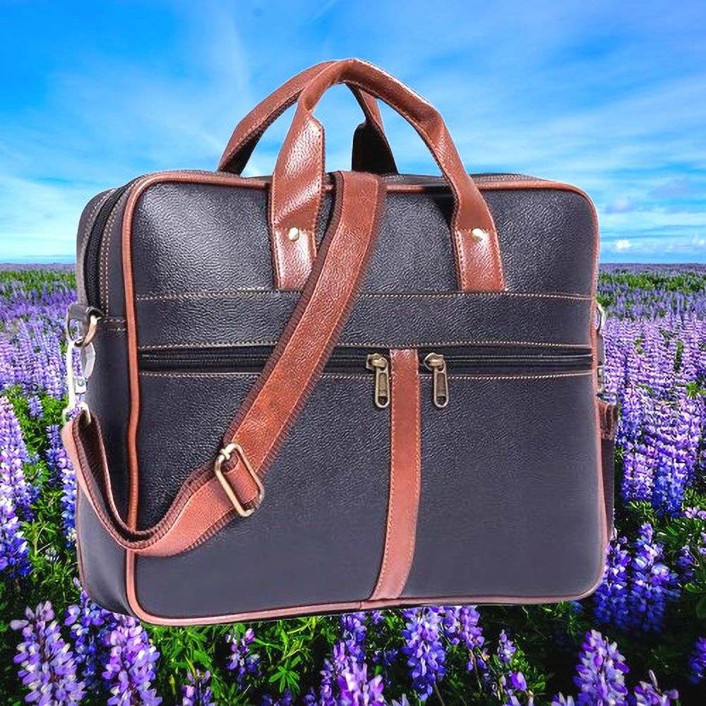 house of common Men & Women Black Messenger Bag-picture-10