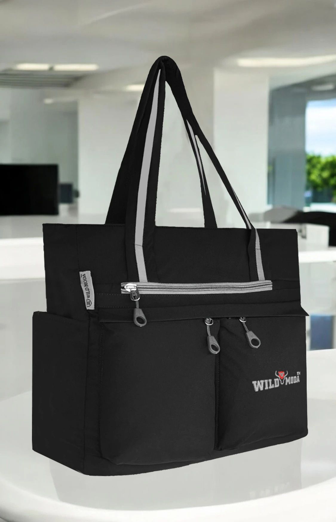 wildmoda Women Black Shoulder Bag - Extra Spacious-picture-15