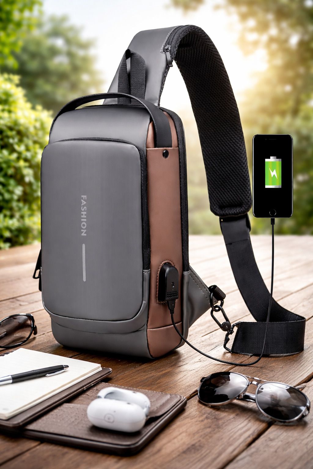 Men & Women Black Messenger Bag-image-29