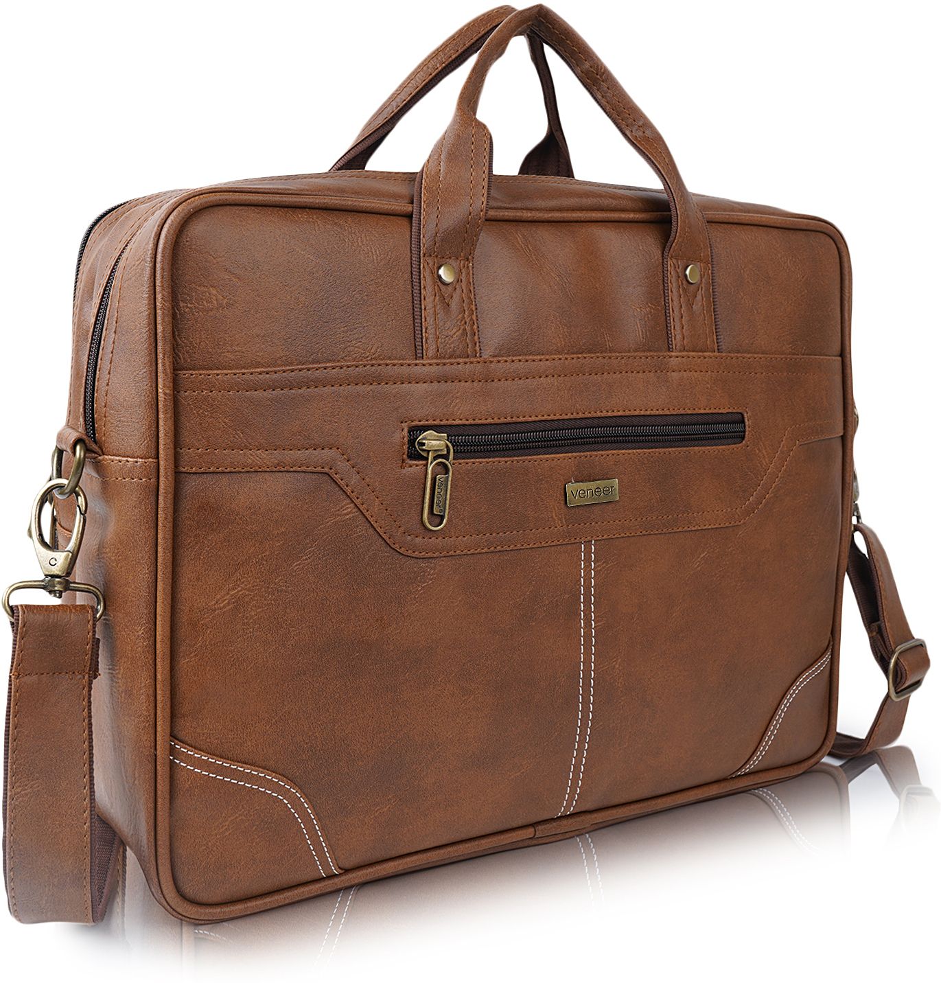 Men Tan Messenger Bag - Regular Size