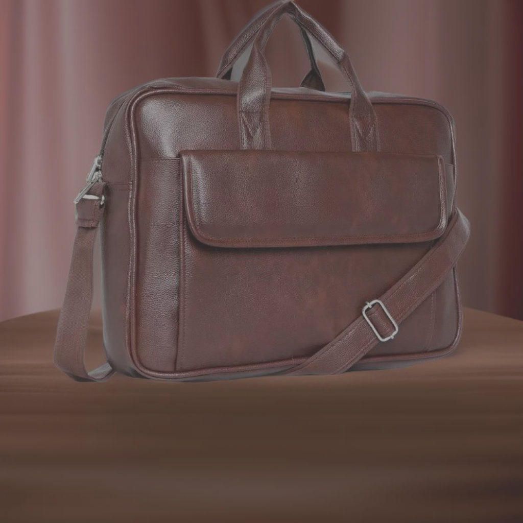 house of common Men & Women Brown Messenger Bag-picture-13