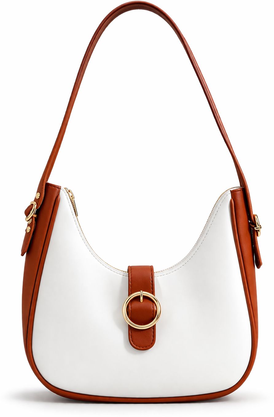 mast & harbour Women White, Tan Shoulder Bag-picture-10