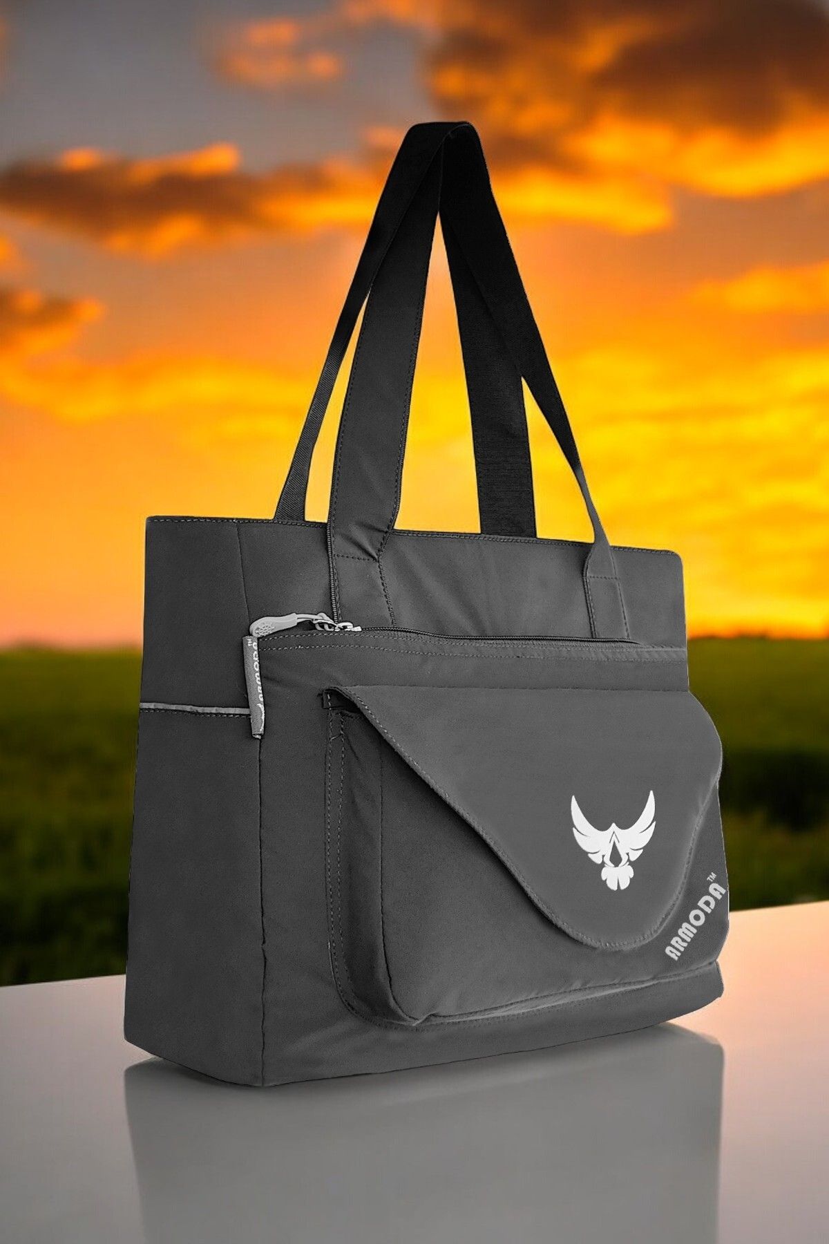 armoda Women Grey Shoulder Bag-picture-11