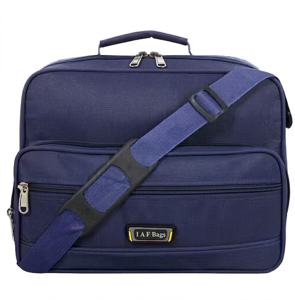 i a f Men & Women Blue Messenger Bag-picture-48