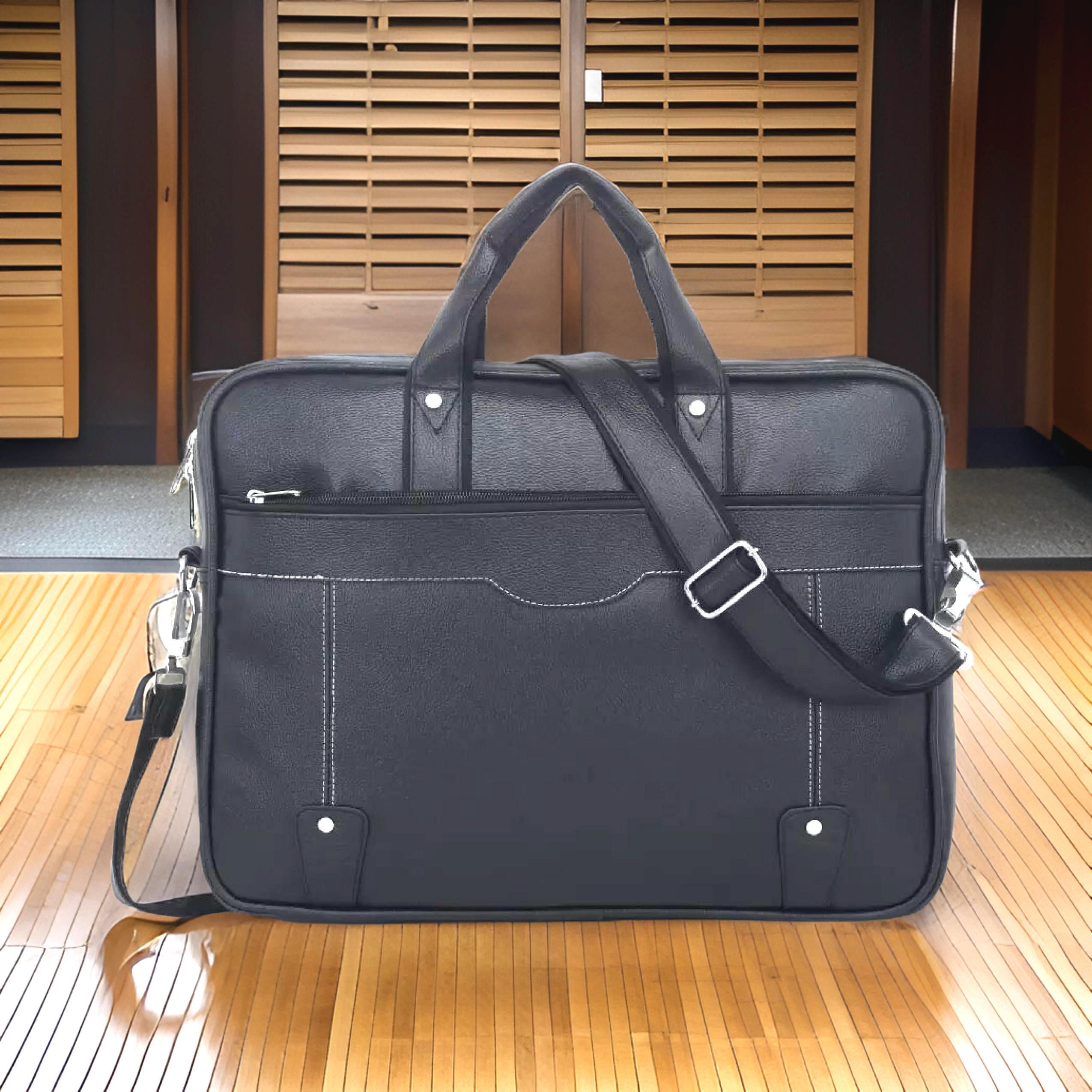 jairaj Men & Women Black Messenger Bag-picture-12