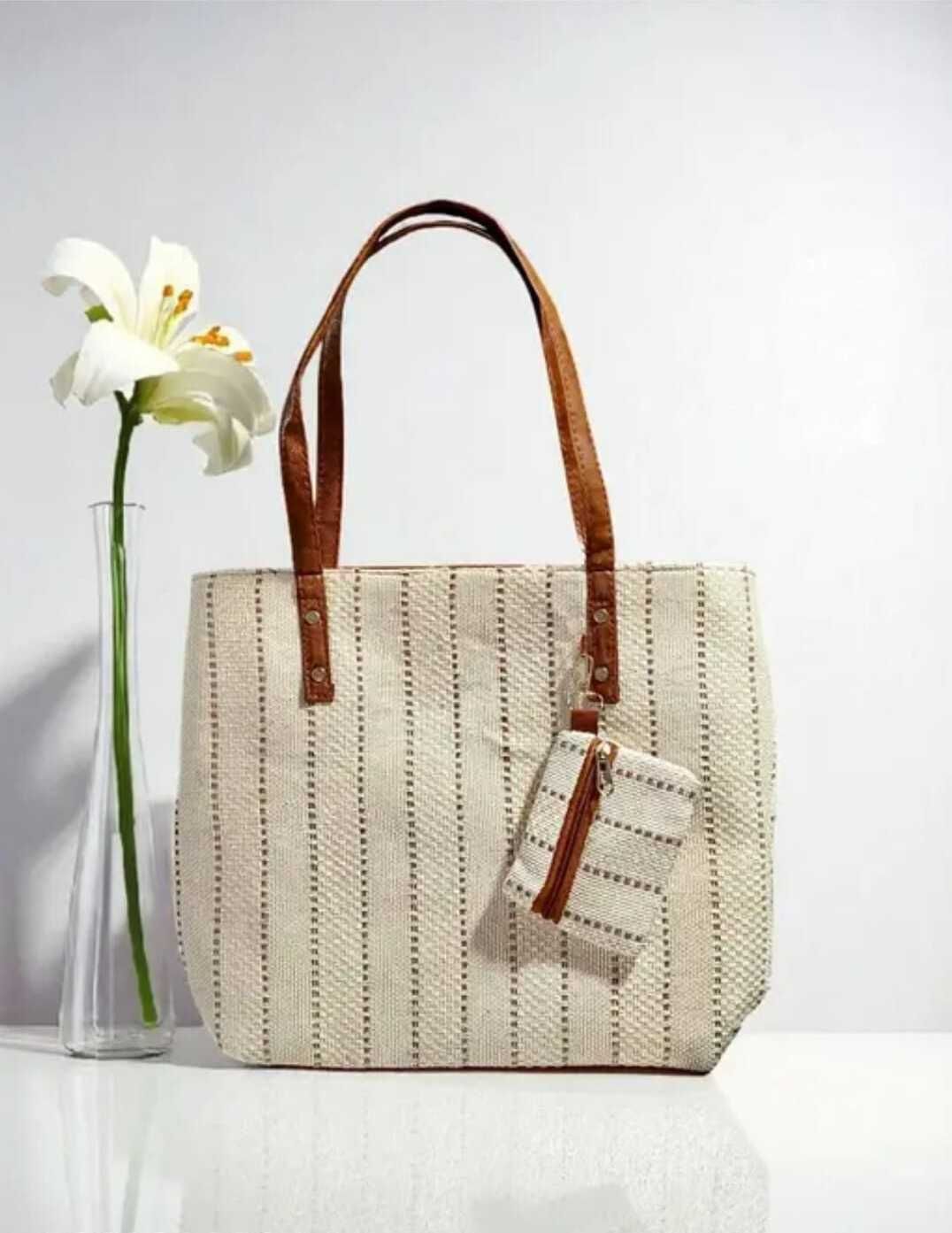Women Beige, Brown Sling Bag-image-16