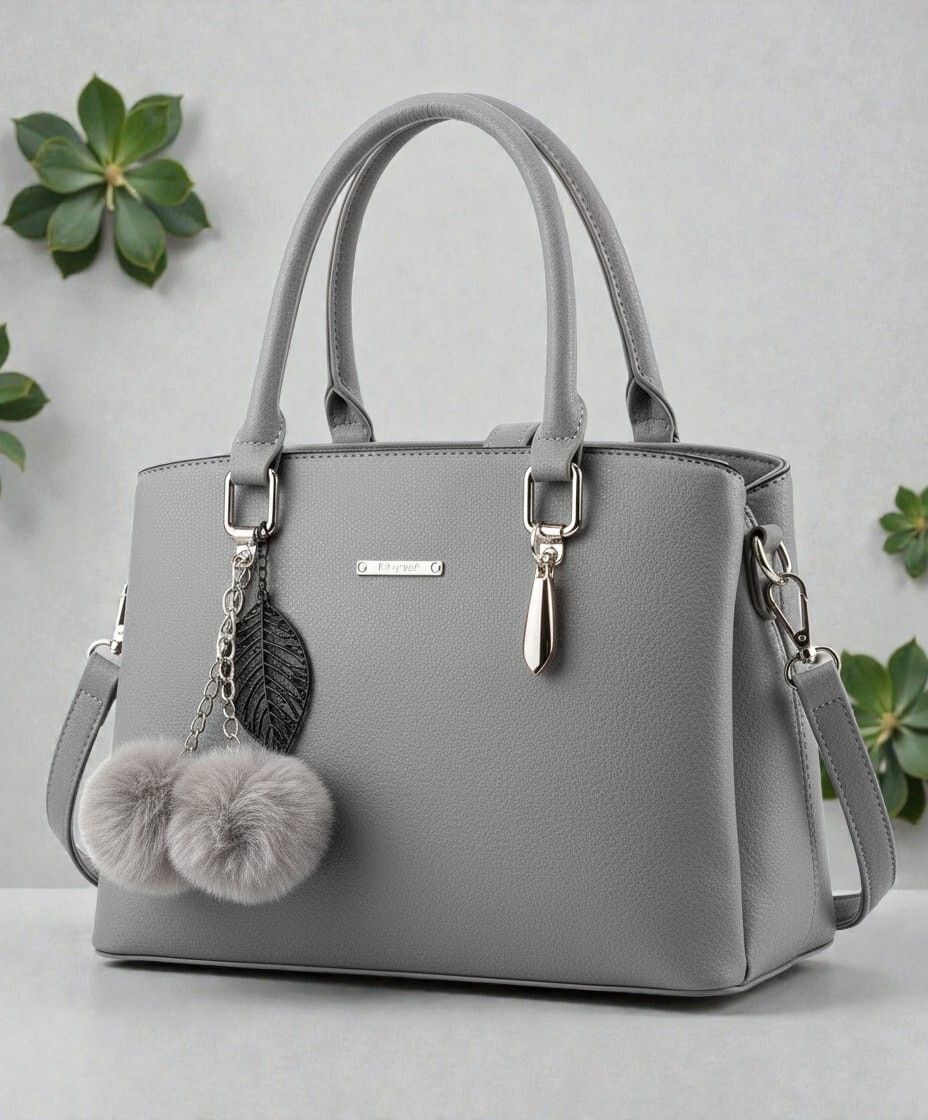 Women Grey Messenger Bag-image-0