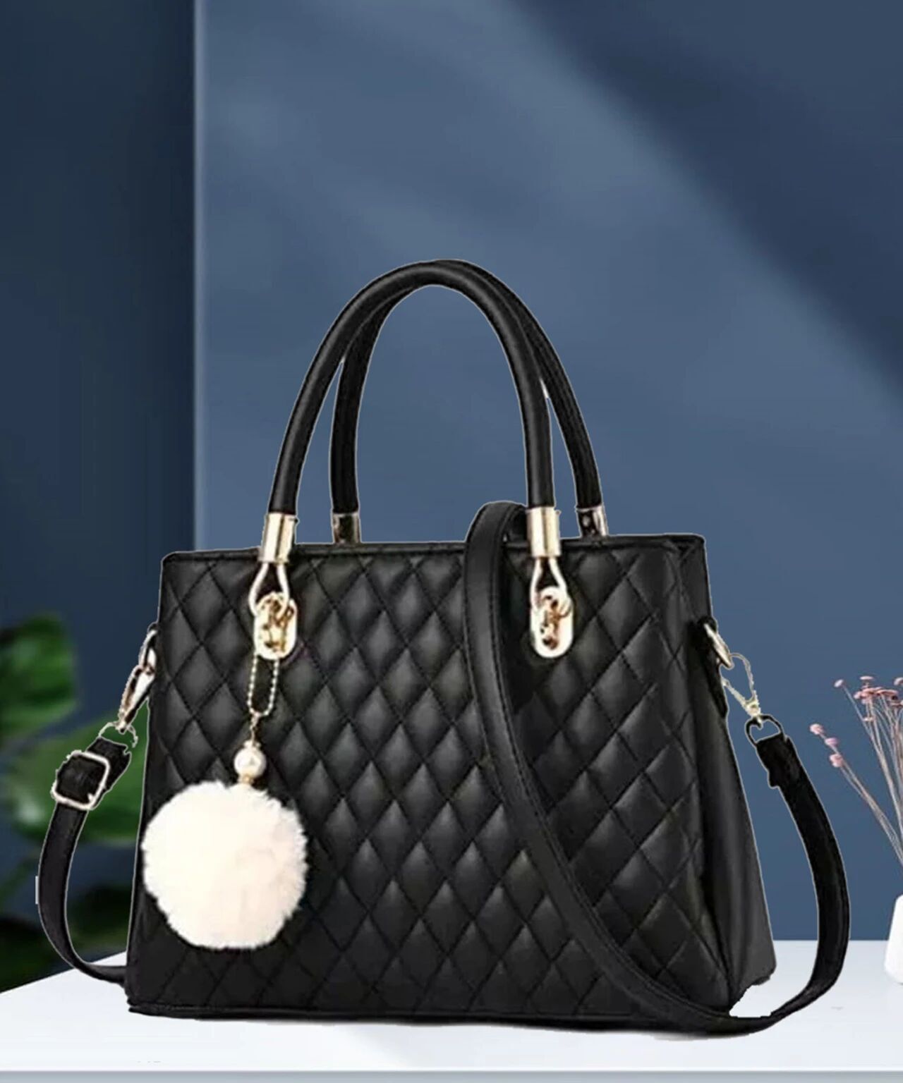 jonfy Women Black Shoulder Bag-picture-0