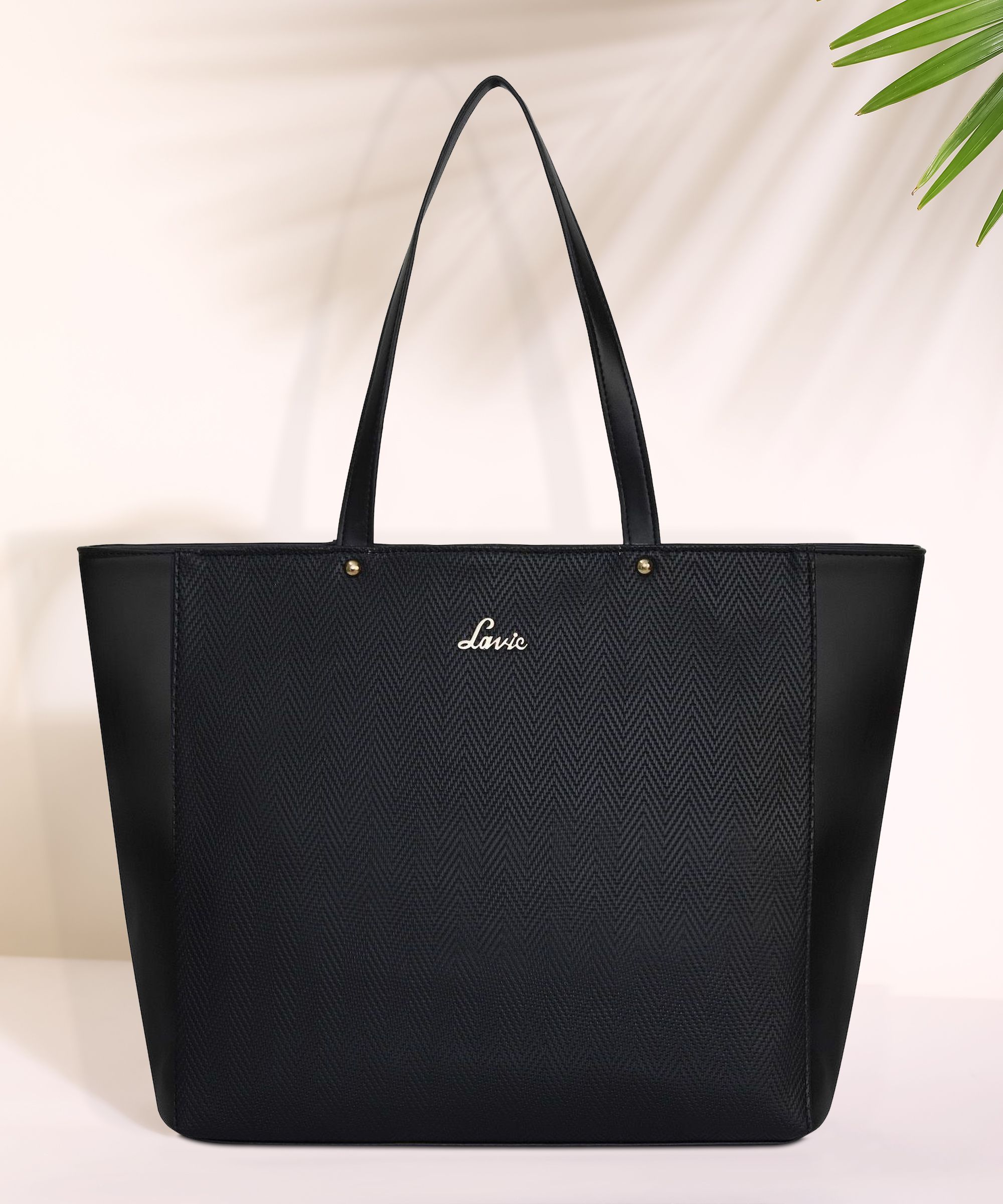 Women Black Shoulder Bag - Extra Spacious-image-24