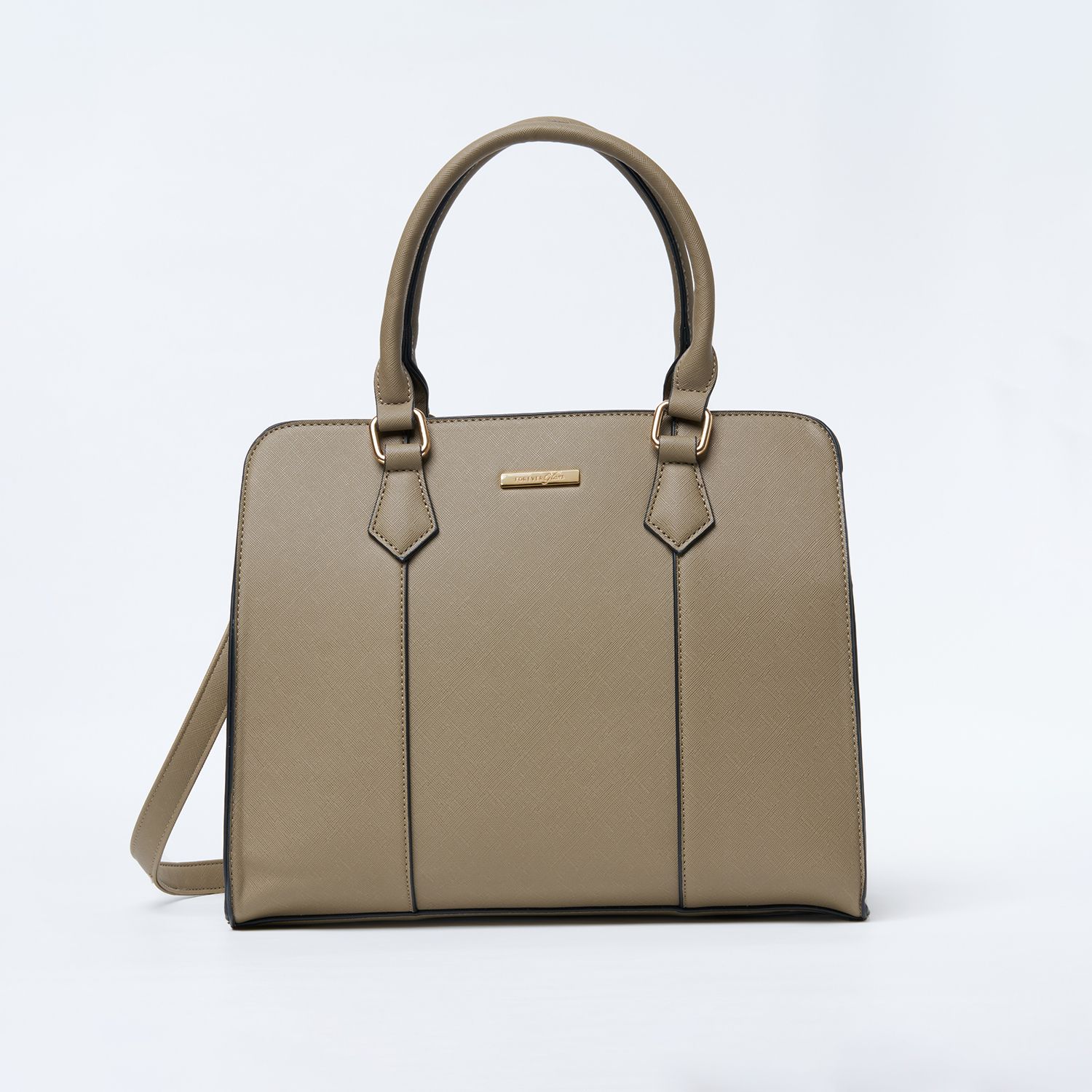 forever glam by pantaloons Women Khaki Shoulder Bag-picture-10