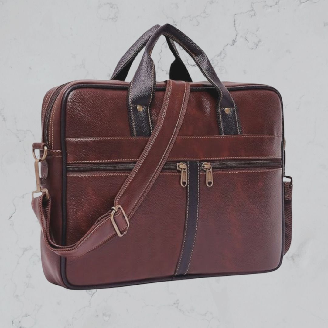 house of common Men & Women Brown Messenger Bag-picture-11