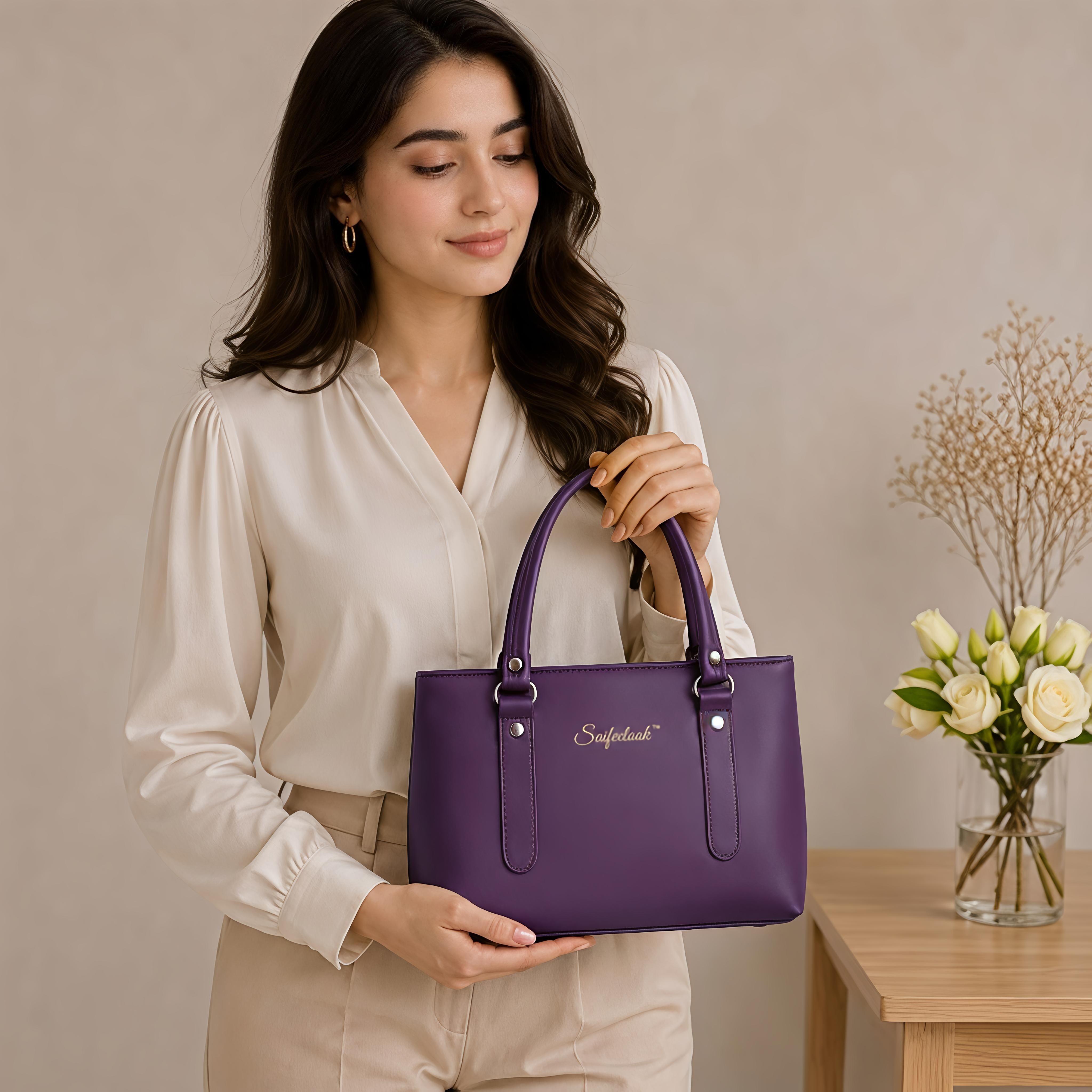 saifeelook Women Purple Hand-held Bag-picture-16