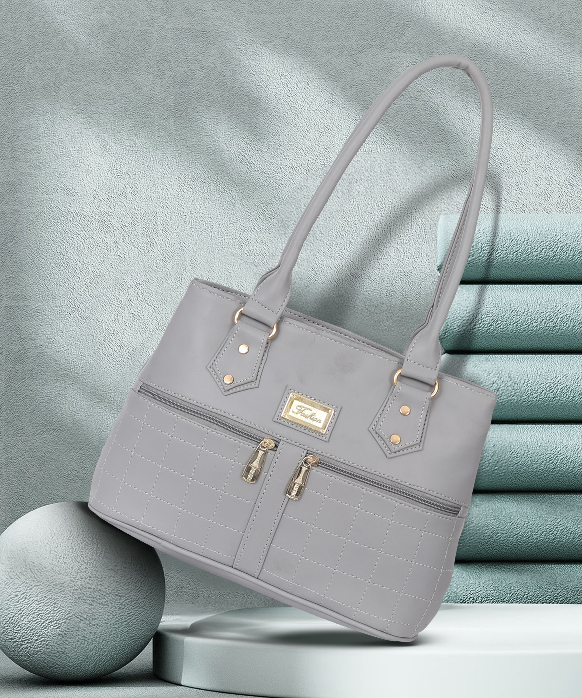 Women Silver Shoulder Bag-image-46