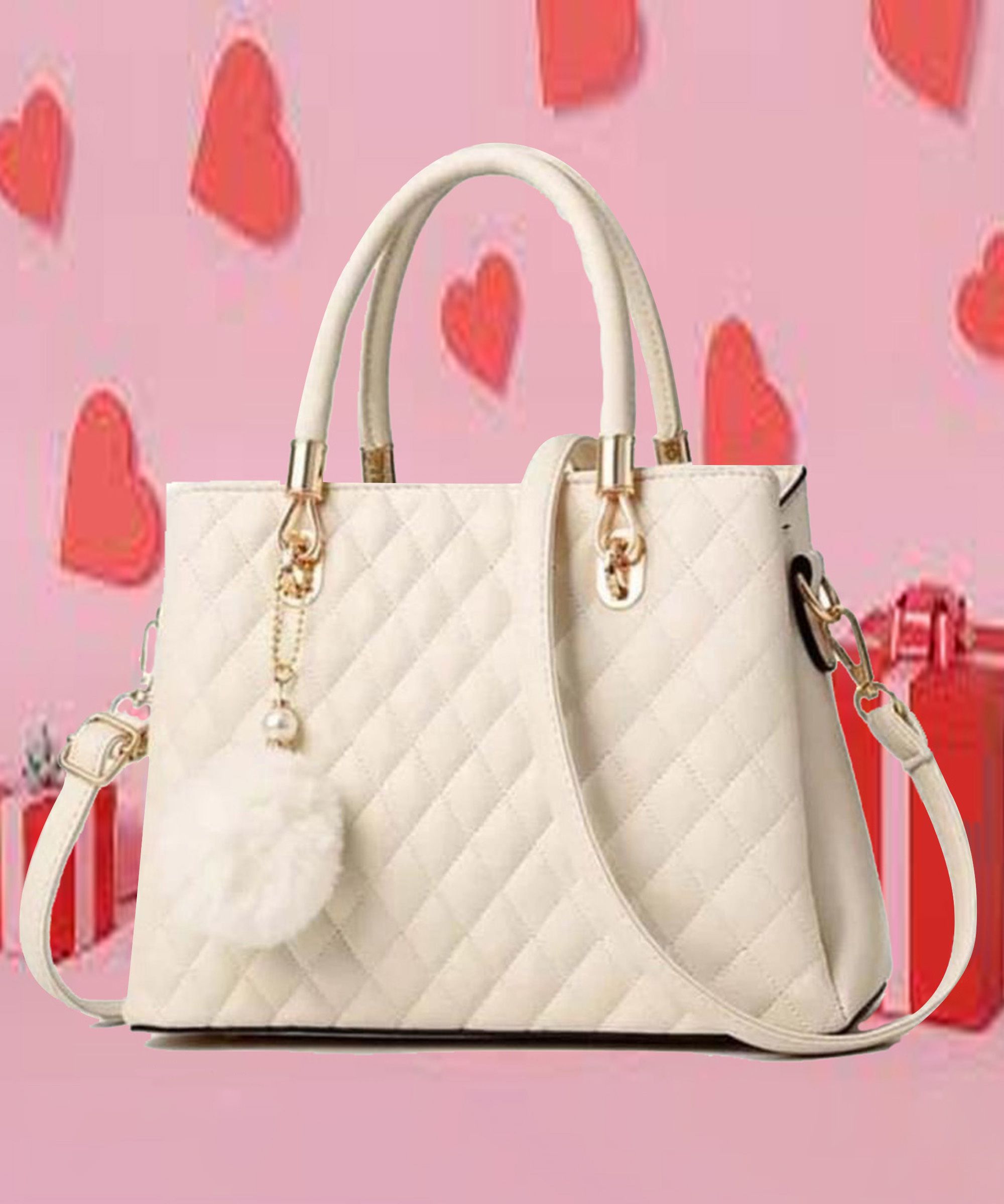 Women White Shoulder Bag-image-33