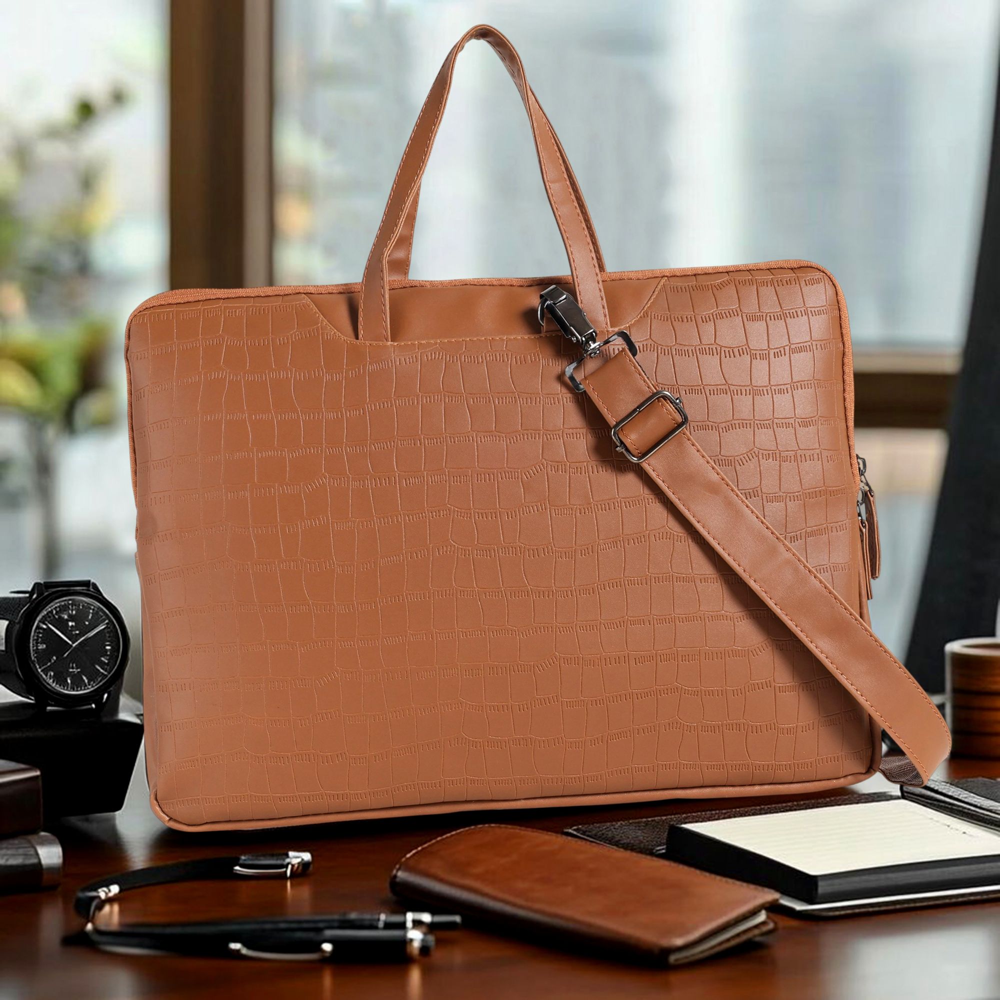 bagneeds Men & Women Tan Messenger Bag-picture-29