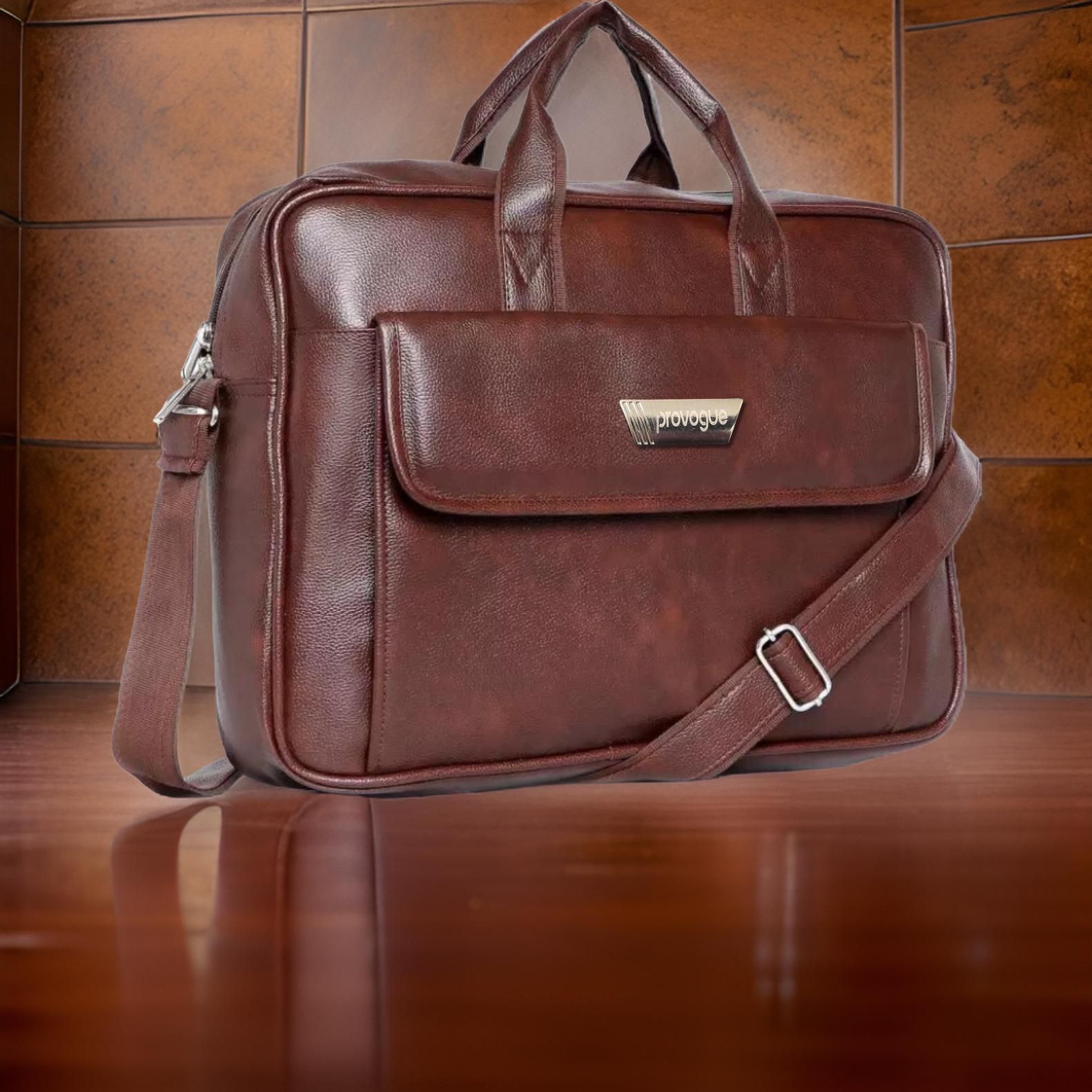 provogue Men & Women Brown Messenger Bag-picture-15