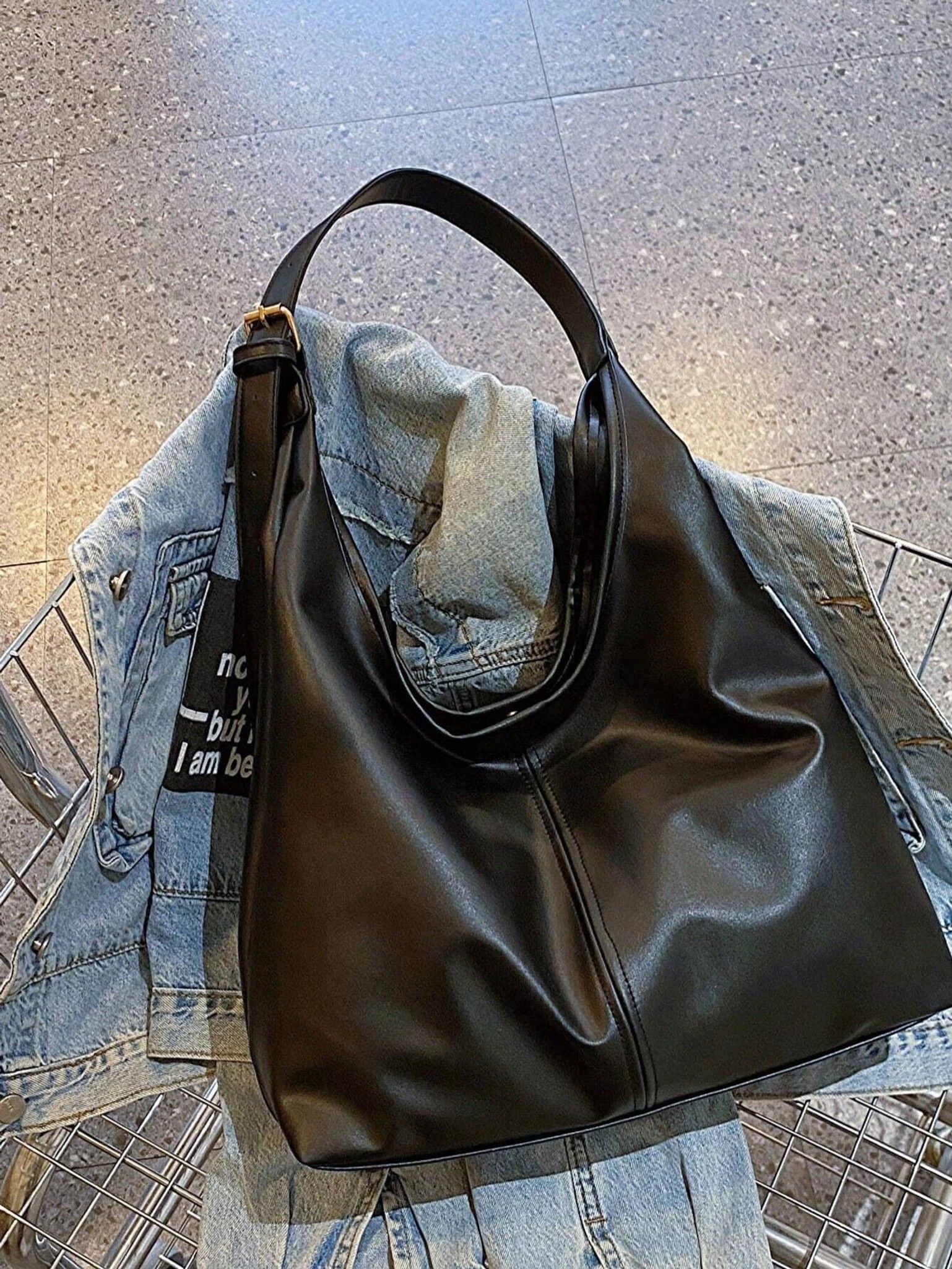 Women Black Hobo-image-18