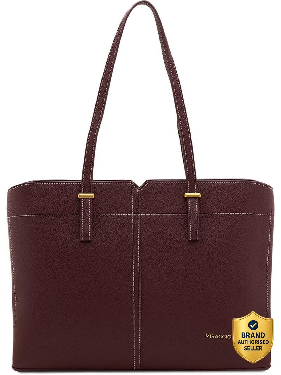 miraggio Women Maroon Tote-picture-22