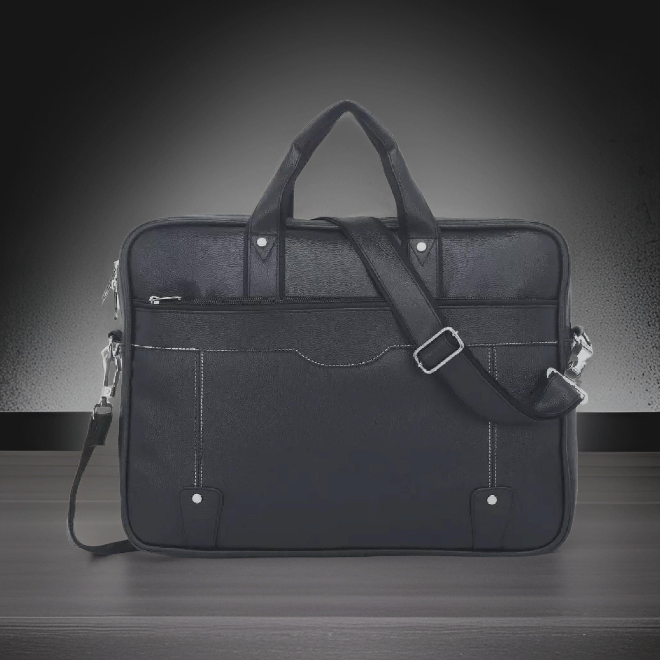 house of common Men & Women Black Messenger Bag-picture-15
