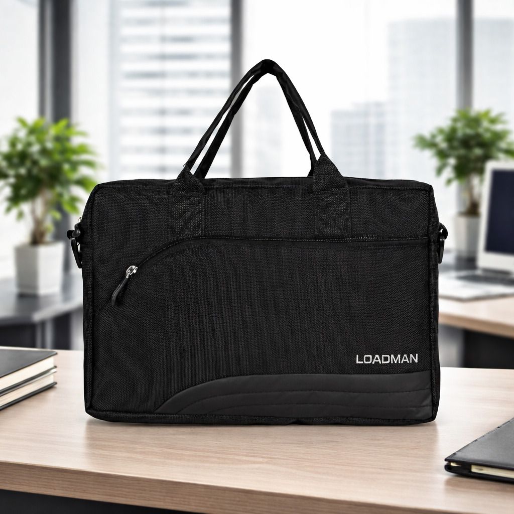 Men Black Messenger Bag-image-45