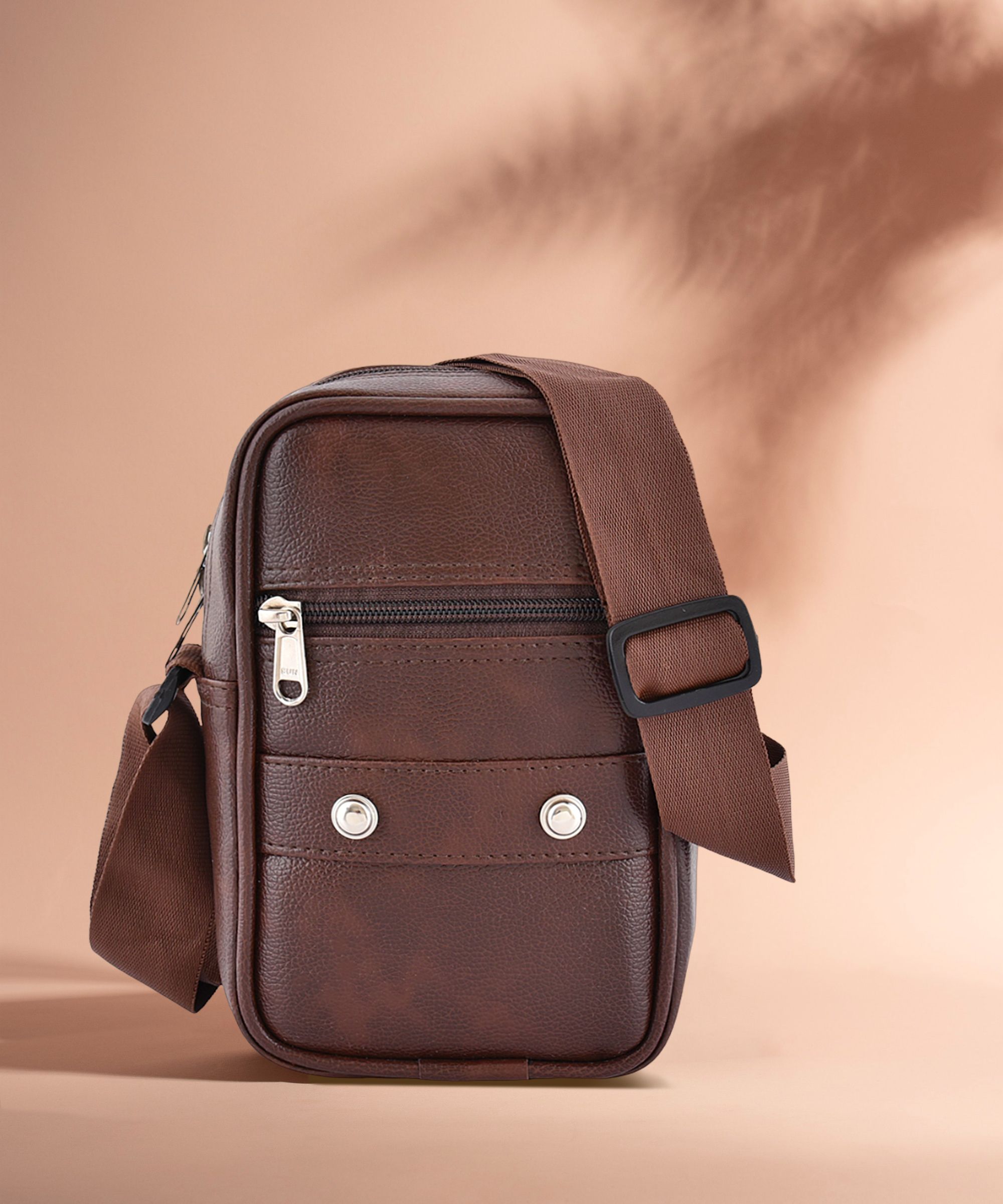 Men Brown Messenger Bag-image-33