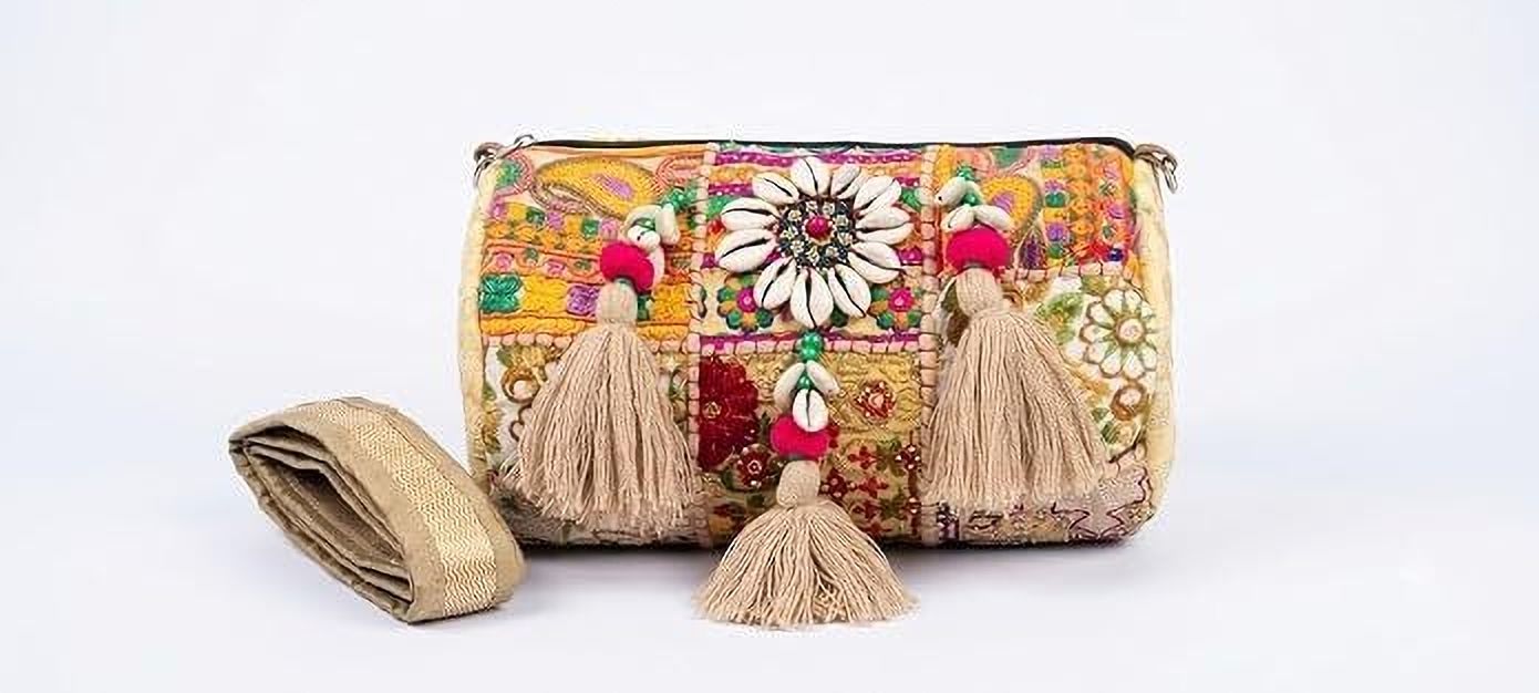 Women Yellow Messenger Bag-image-6