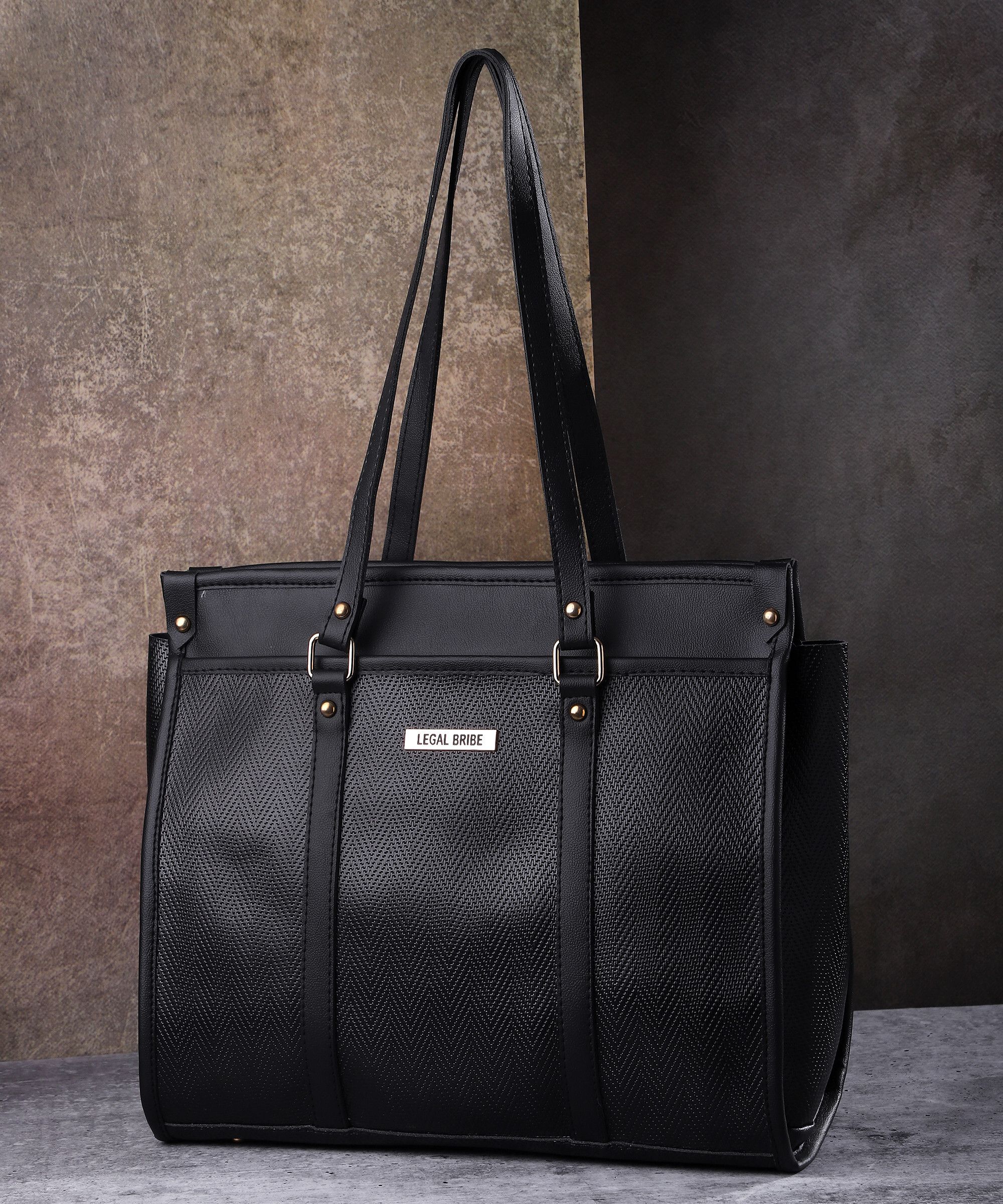 legal bribe Women Black Tote-picture-35