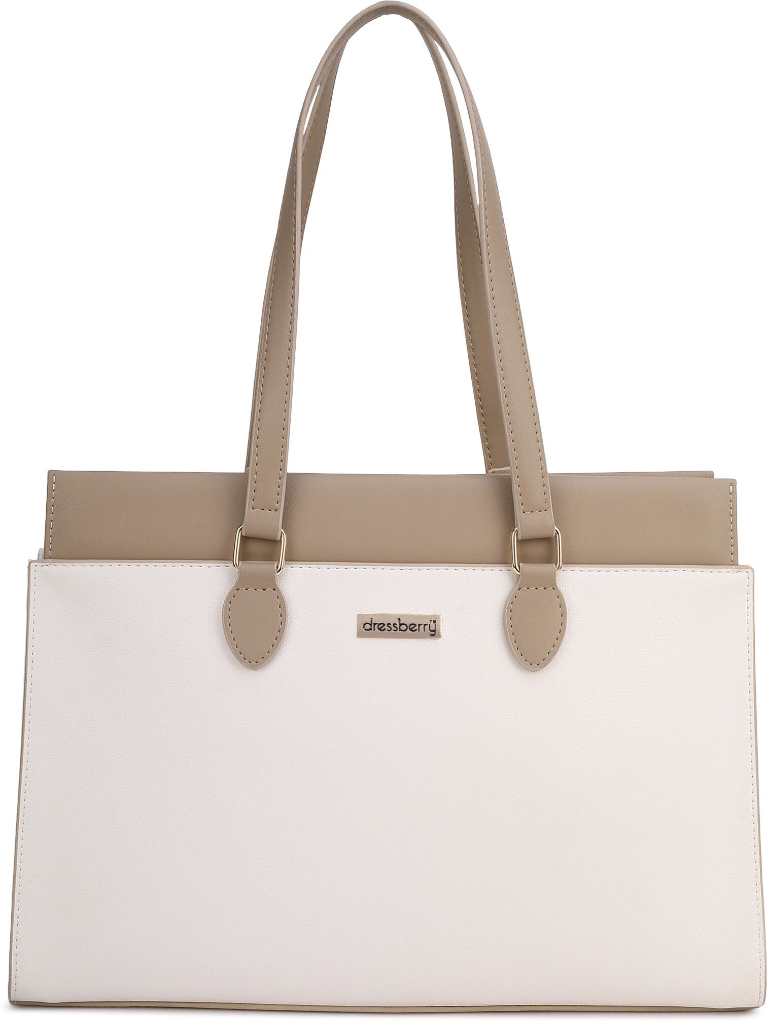 dressberry Women White, Beige Shoulder Bag-picture-11