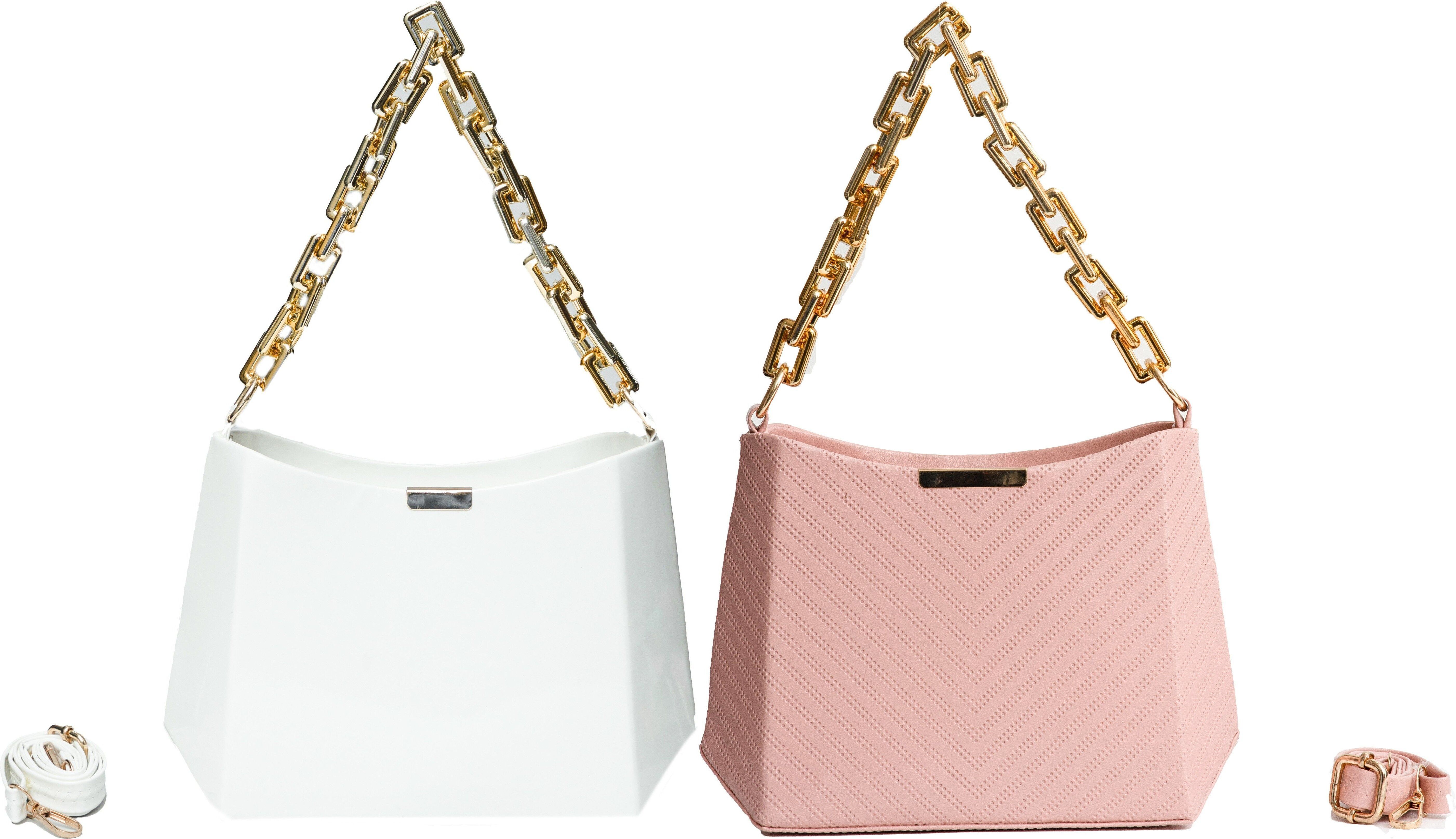 despacito Women Pink, White Shoulder Bag-picture-18