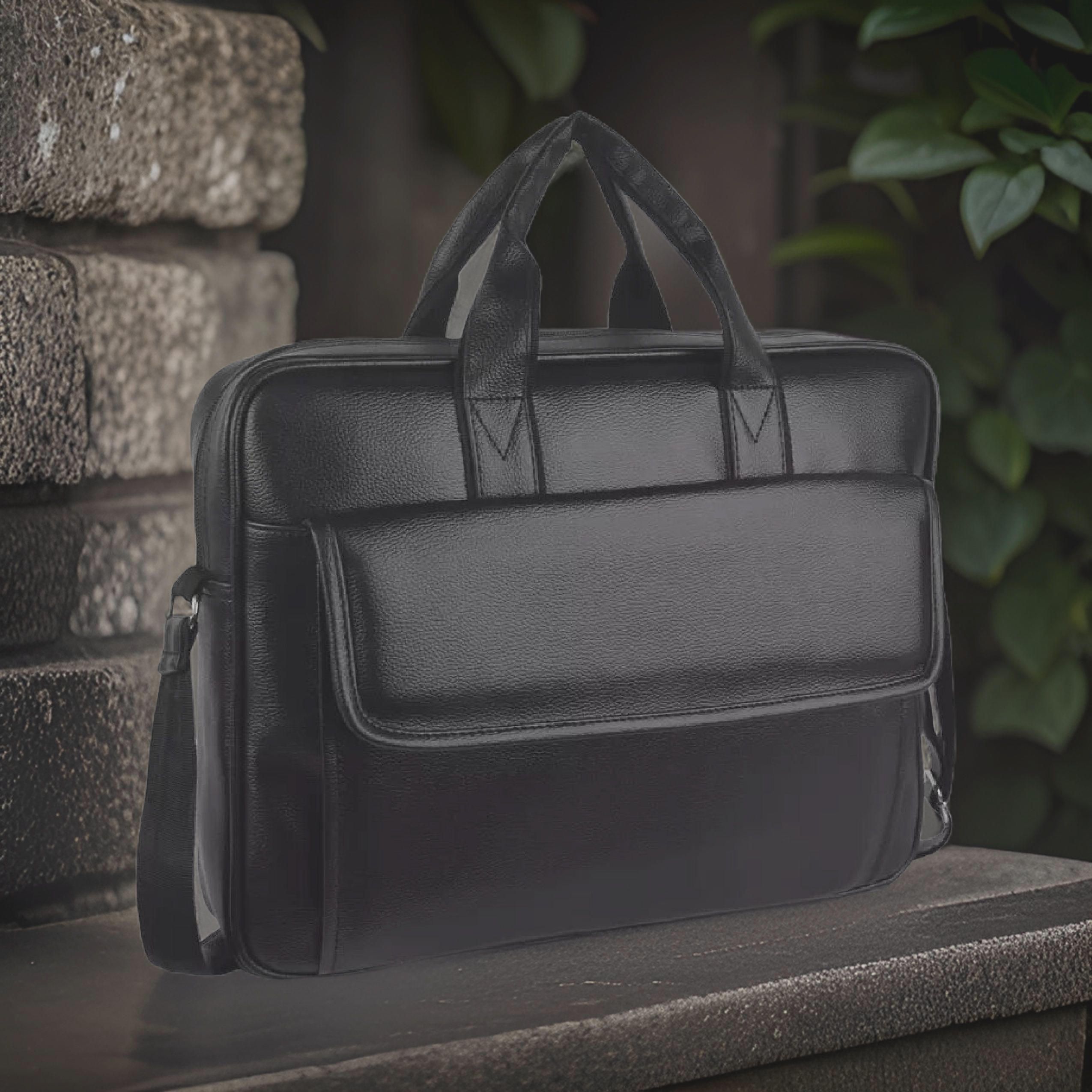 house of common Men & Women Black Messenger Bag-picture-11