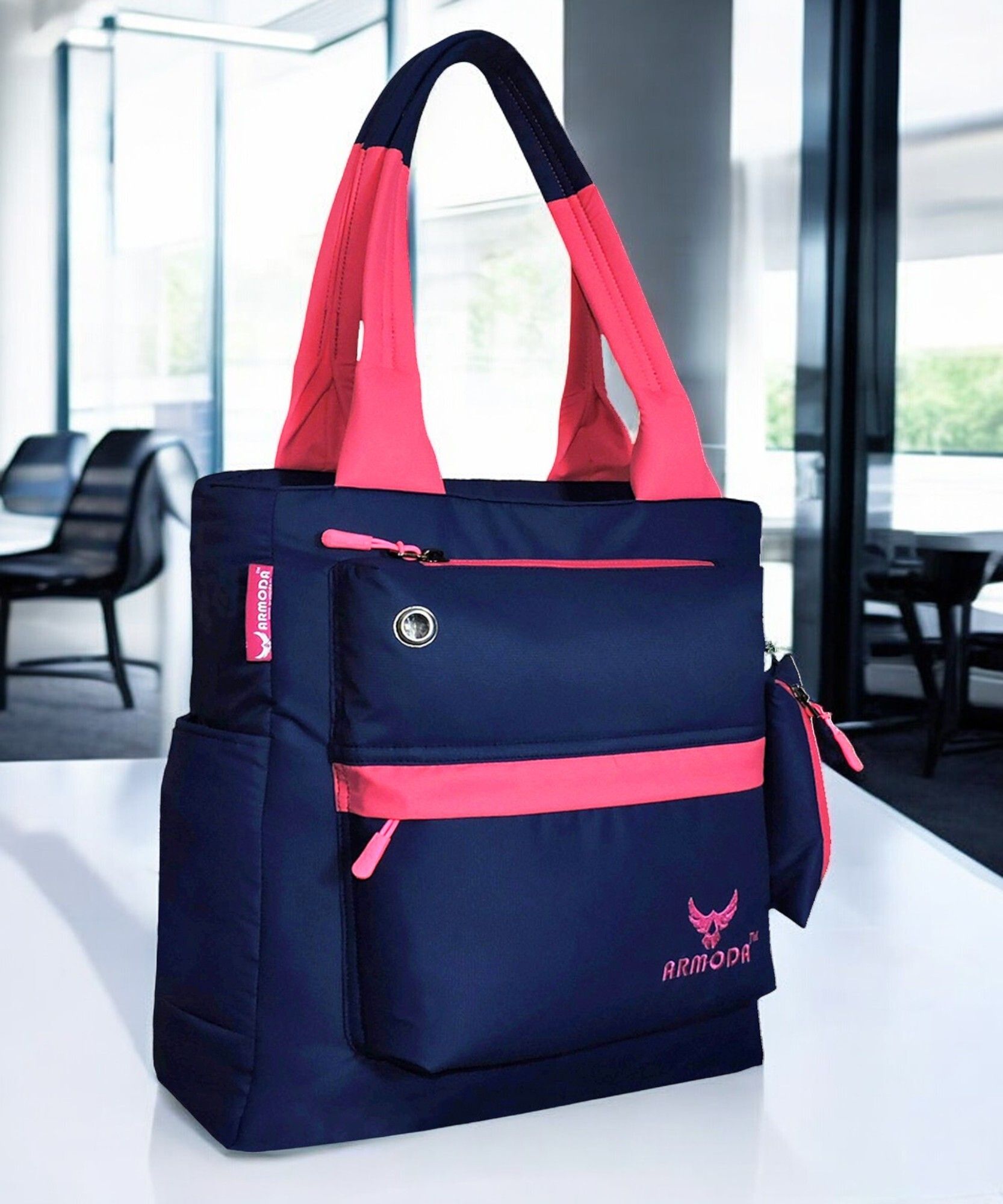 Women Blue, Pink Shoulder Bag - Extra Spacious-image-39