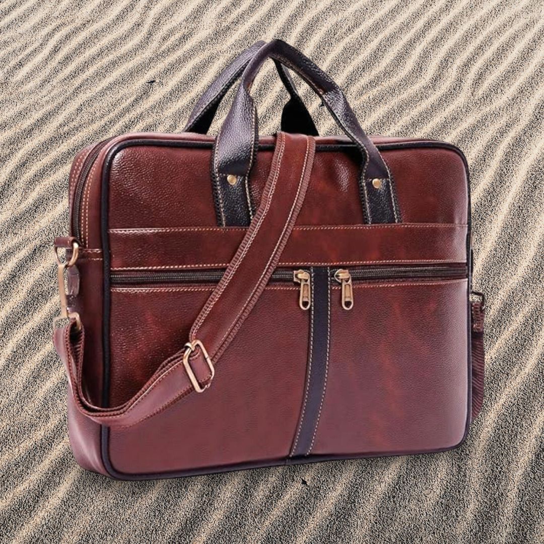 house of common Men & Women Brown Messenger Bag-picture-16