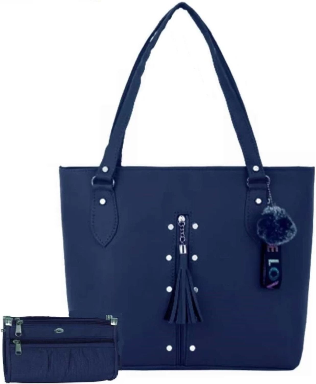 Women Blue Shoulder Bag - Extra Spacious-image-12