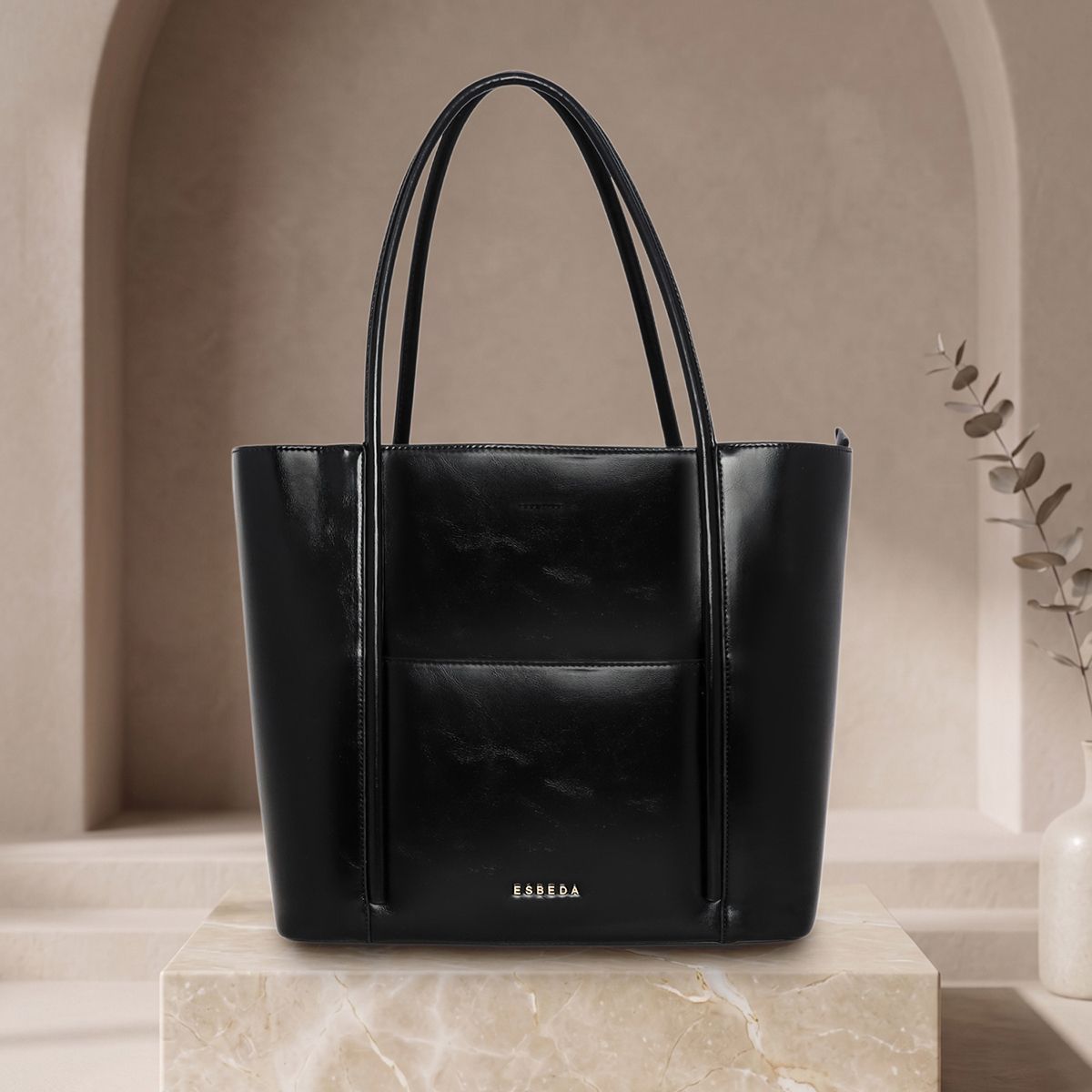 esbeda Women Black Shoulder Bag-picture-9