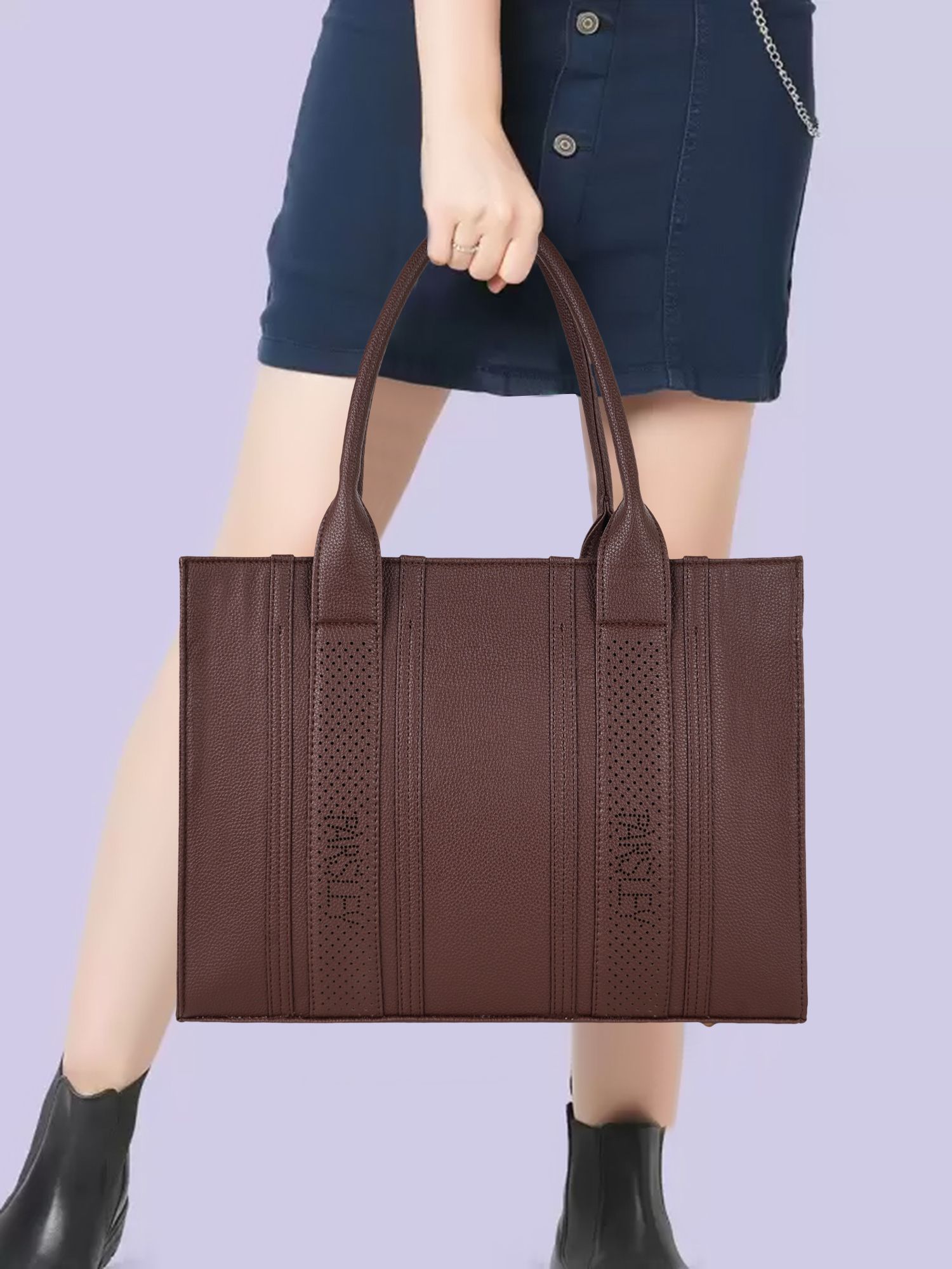 parsley Women Brown Tote-picture-21
