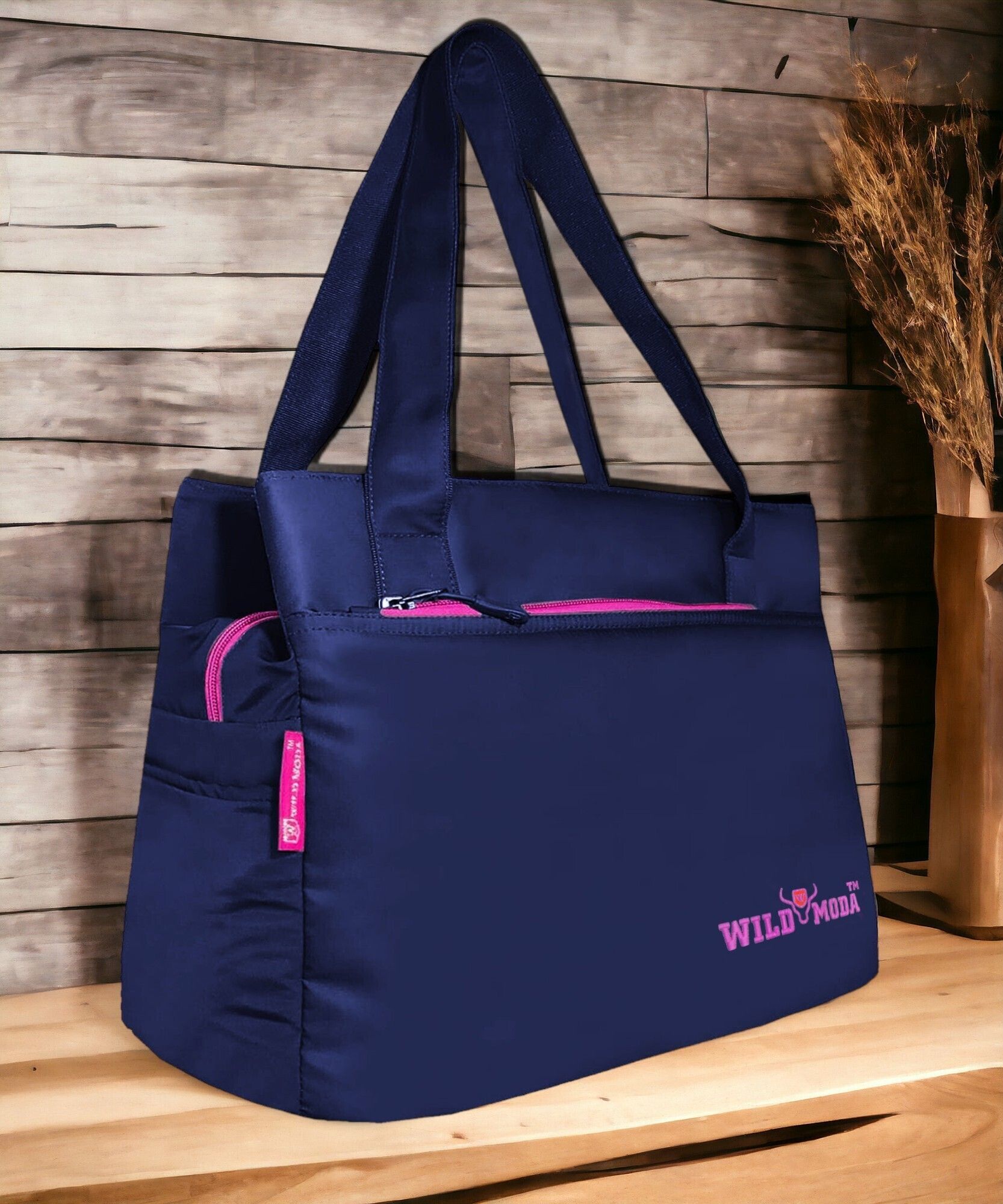 wildmoda Women Blue, Pink Shoulder Bag - Extra Spacious-picture-17