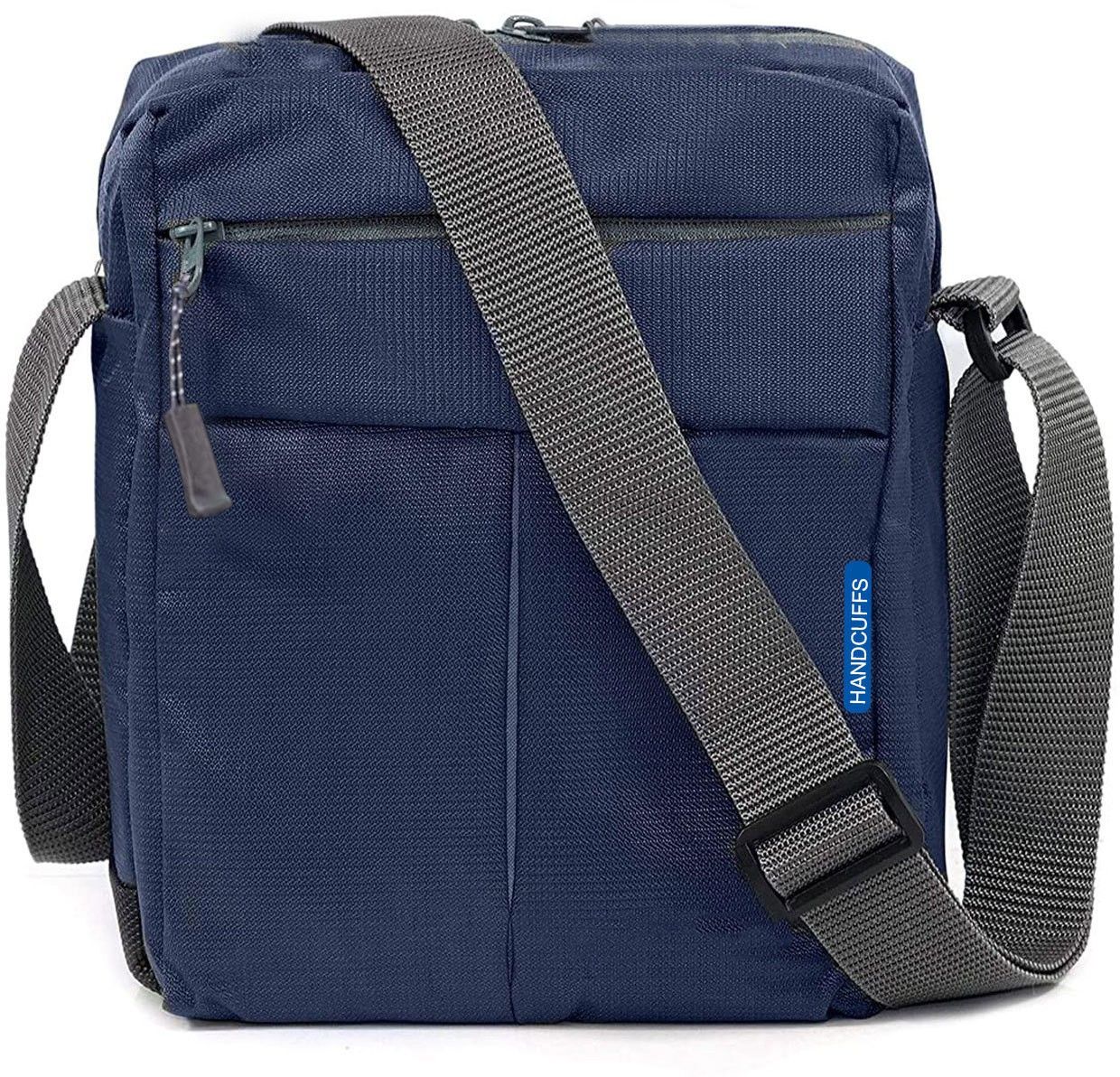 handcuffs Men & Women Blue Messenger Bag-picture-13