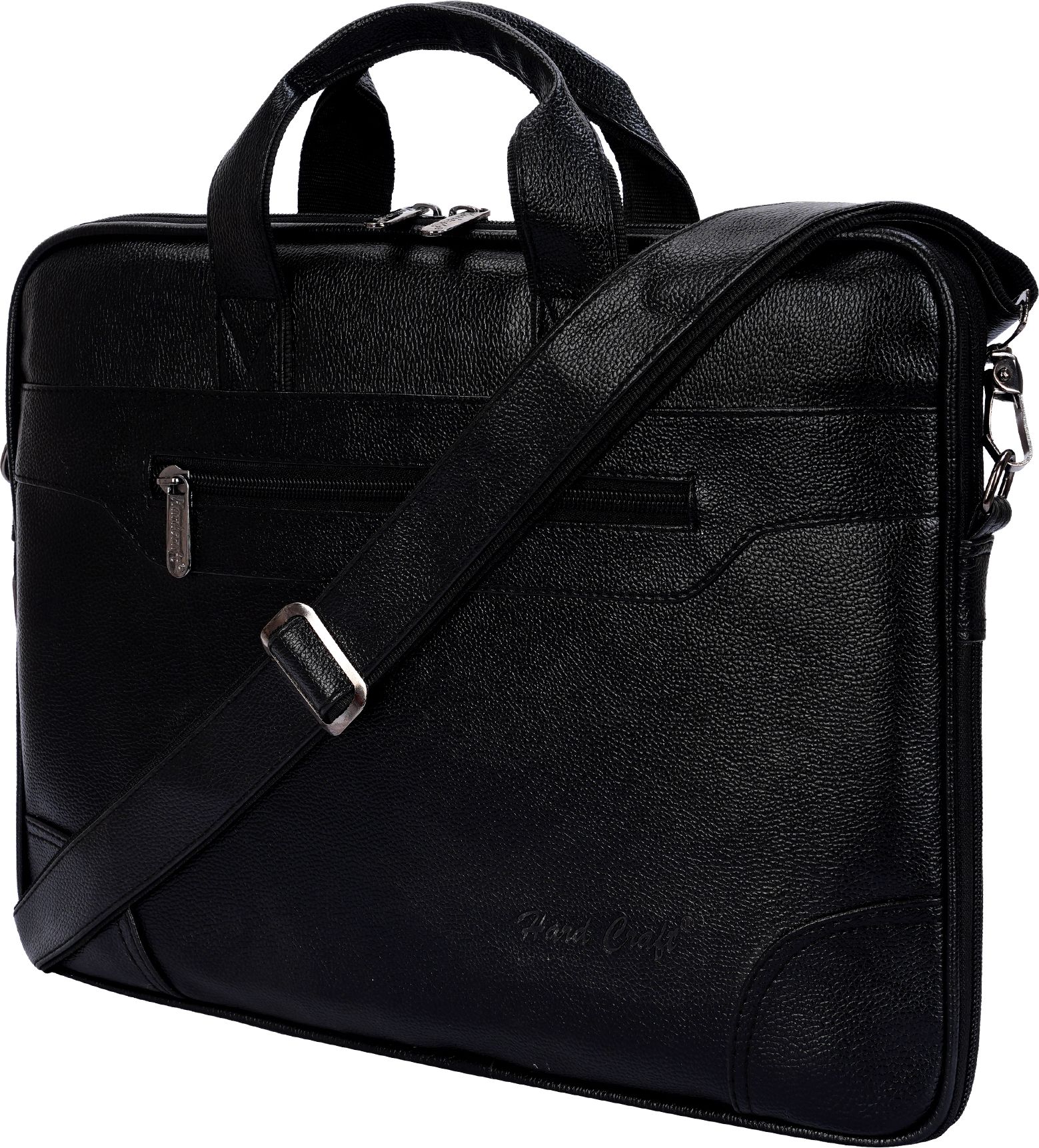 hard craft Men Black Messenger Bag-picture-16