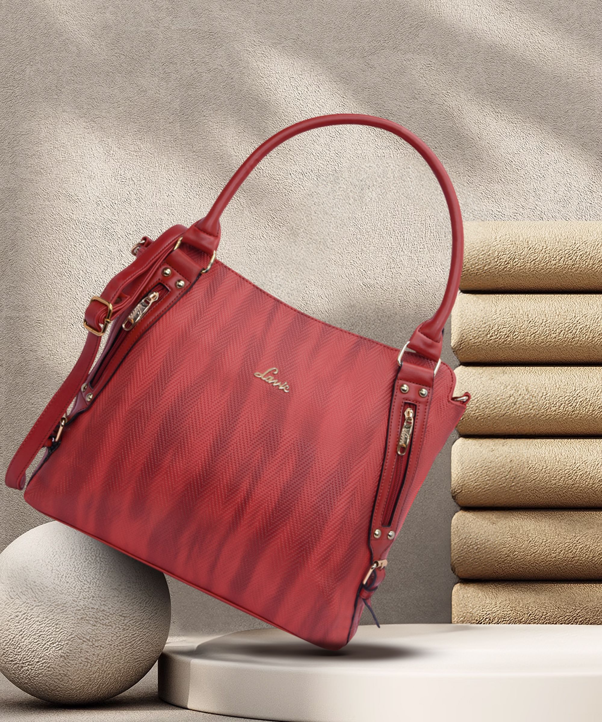 lavie Women Red Shoulder Bag - Regular Size-picture-17