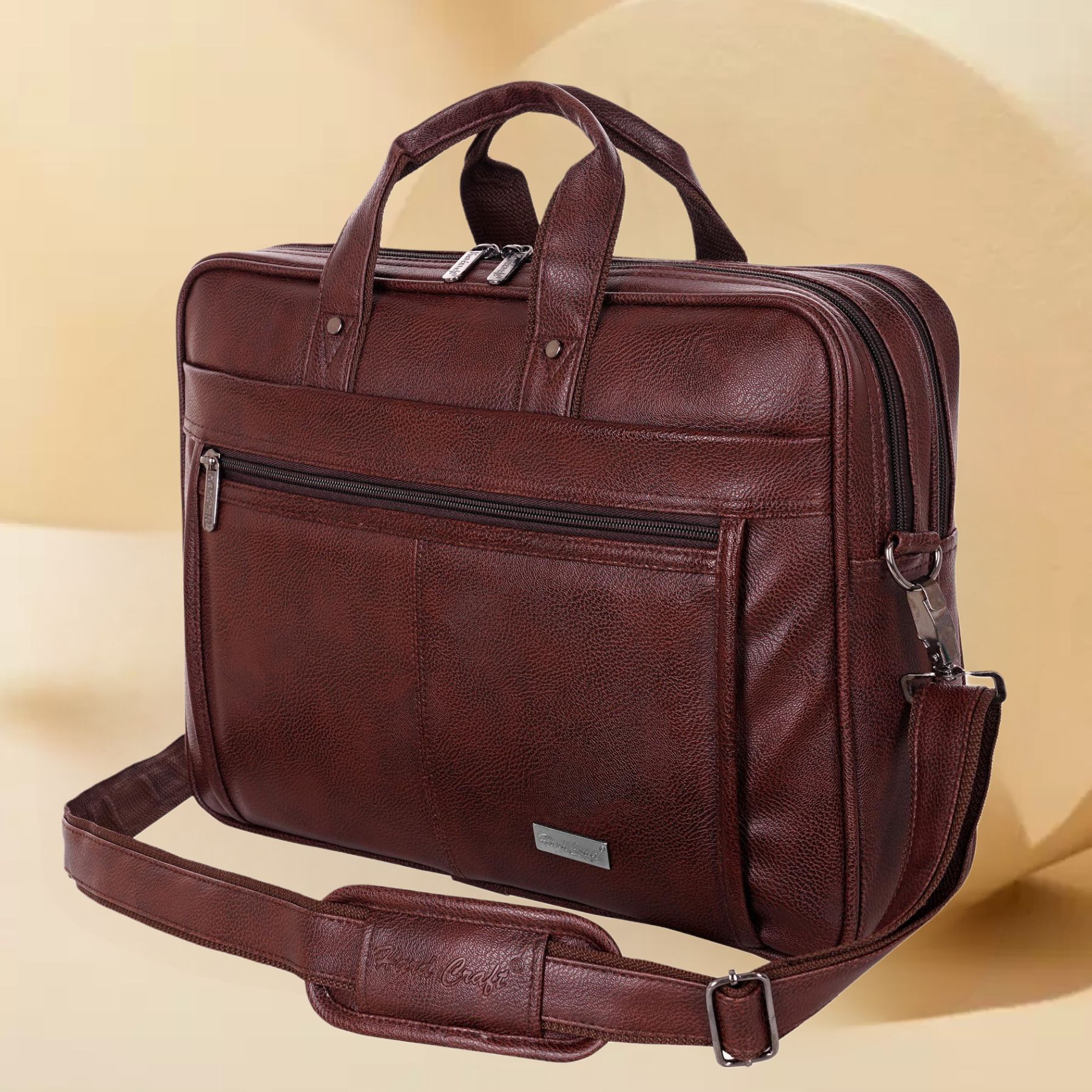 hard craft Men Brown Messenger Bag-picture-31
